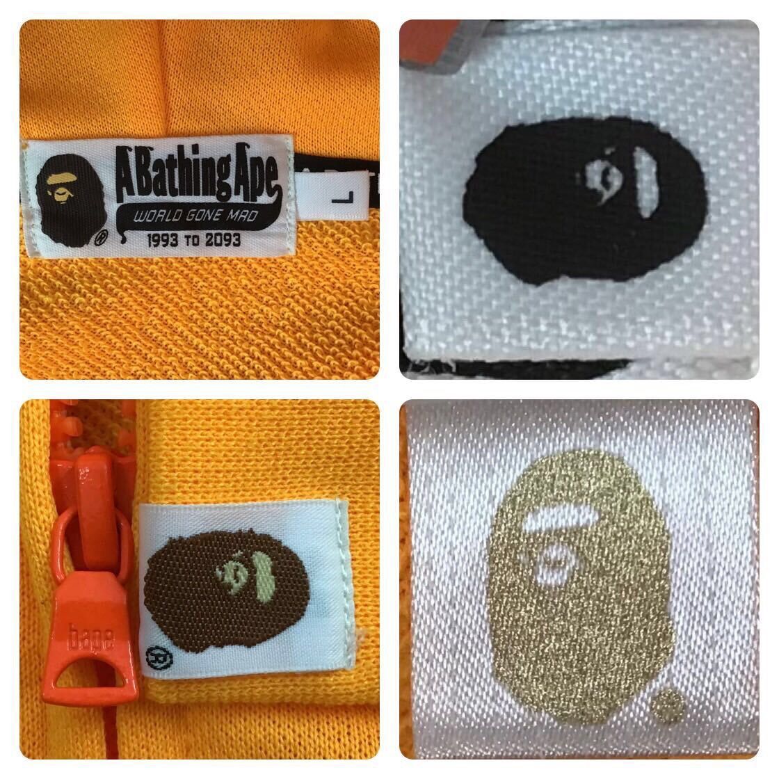 Bape BAPE Neon color shark full zip hoodie a bathing ape Size US L / EU 52-54 / 3 - 7 Thumbnail