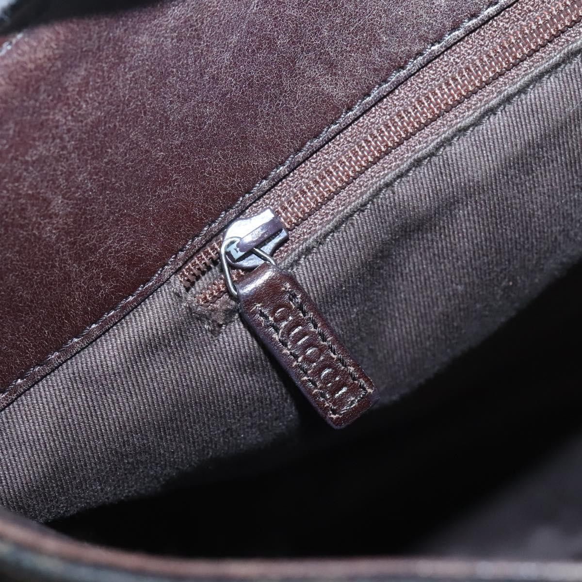 Gucci GUCCI GG Canvas Shoulder Bag Dark Brown Size ONE SIZE - 17 Thumbnail