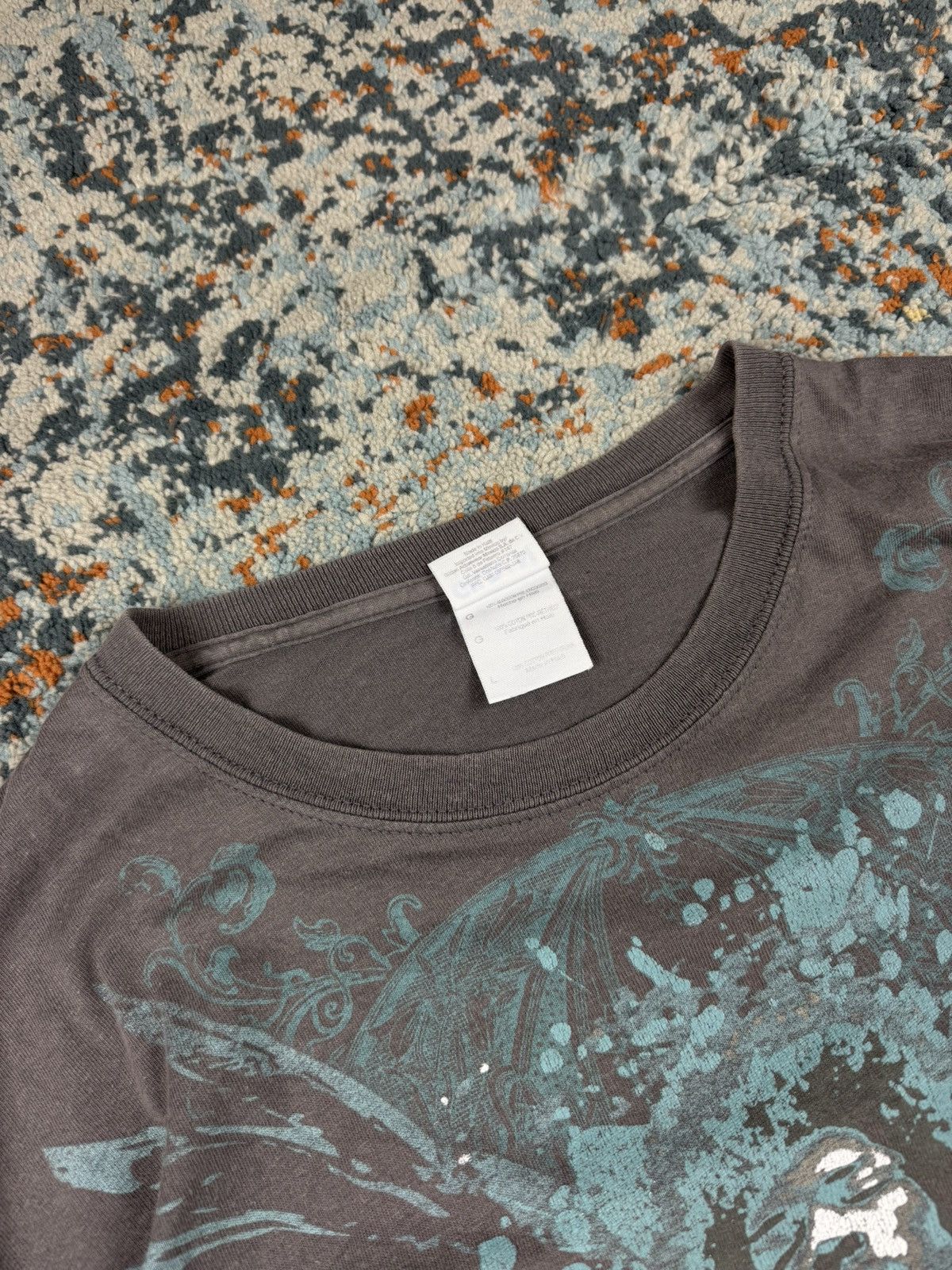 Jimi Hendrix Crazy vintage 2000s Jimi Hendrix faded washed gralhic tee Size US L / EU 52-54 / 3 - 9 Thumbnail