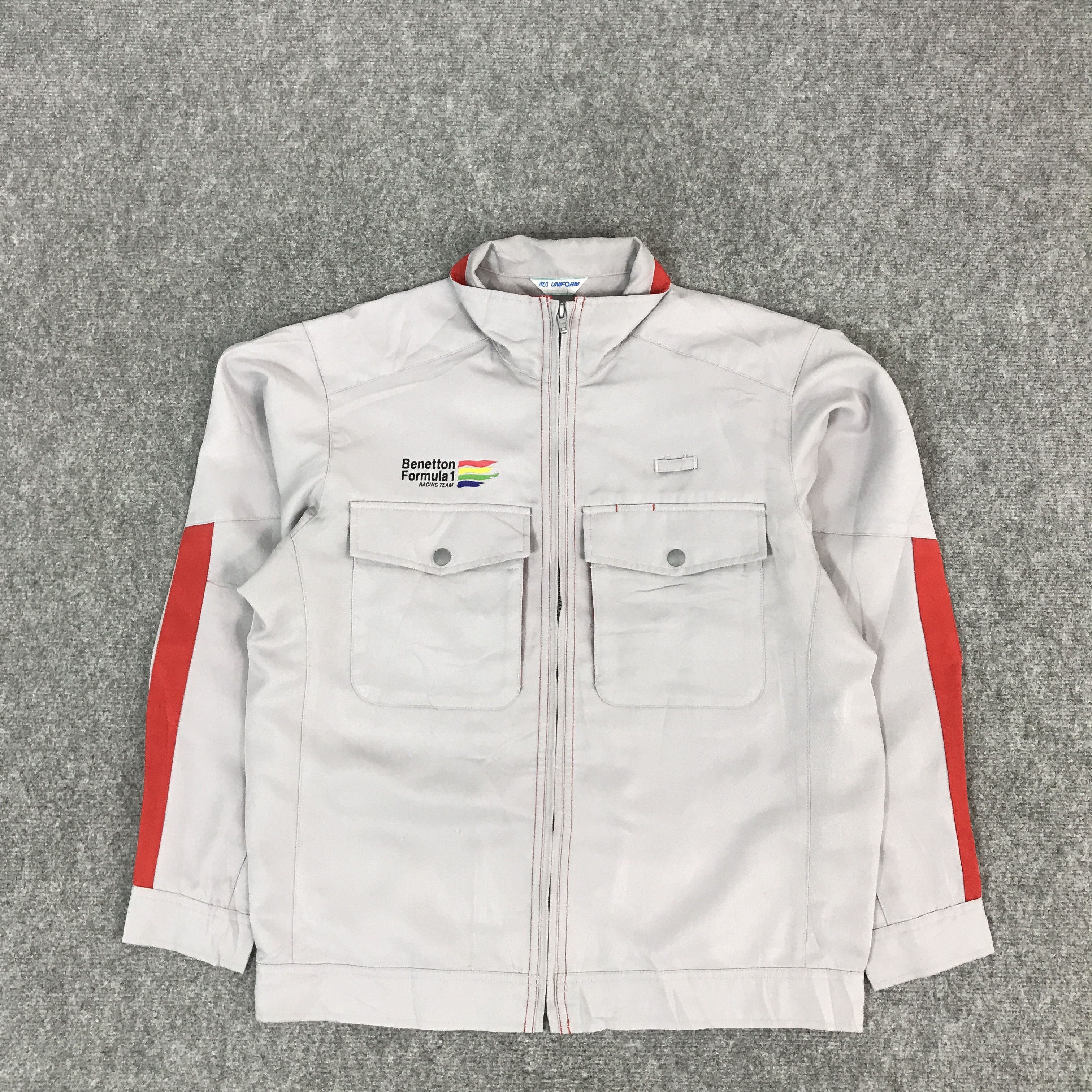 United Colors Of Benetton JAPAN BENETTON FORMULA 1 RACING TEAM CUSTOM JACKET Size US L / EU 52-54 / 3 - 2 Thumbnail