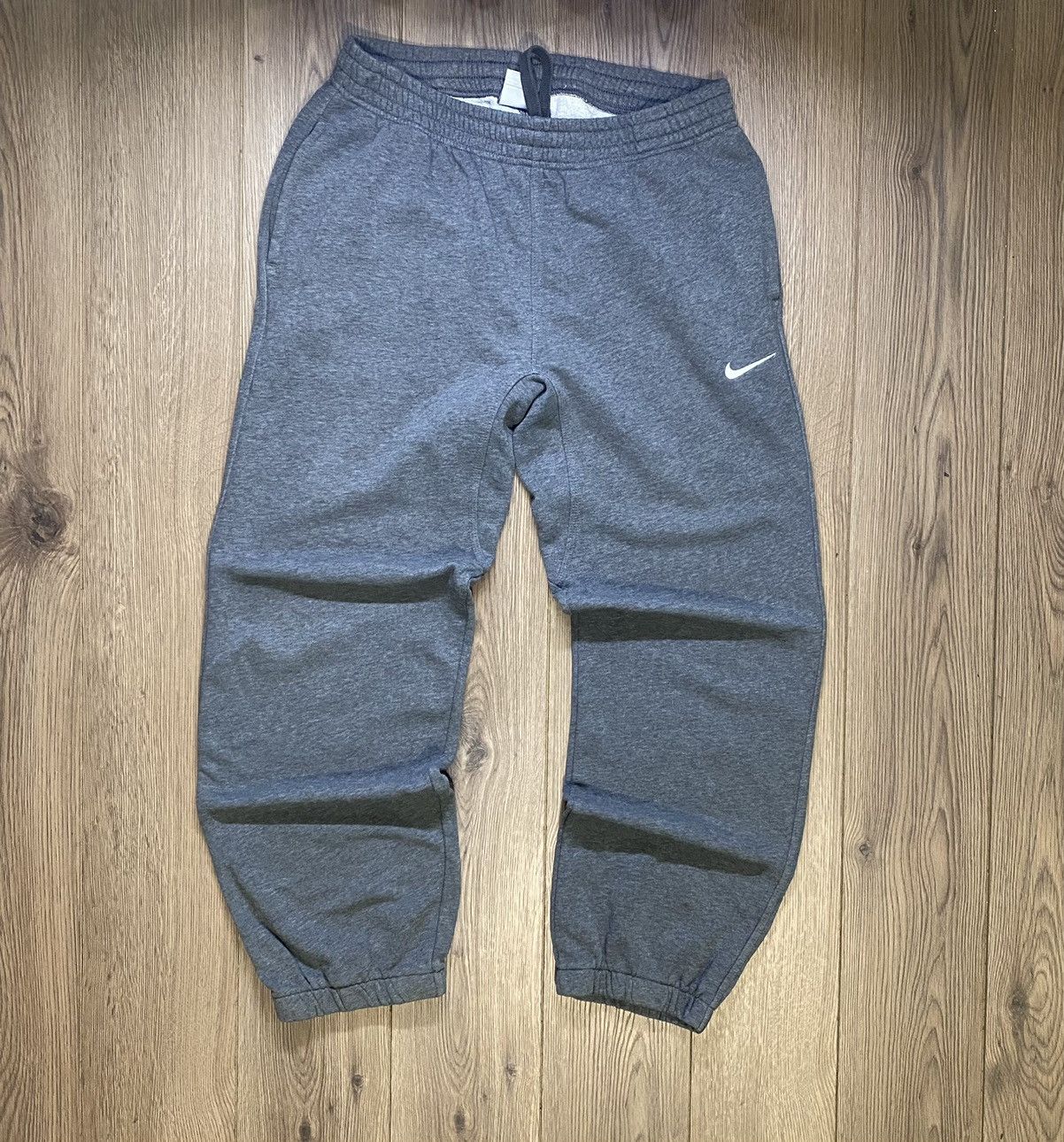 Vintage Nike Swoosh Y2K Rap Pants Joggers Grey Size L