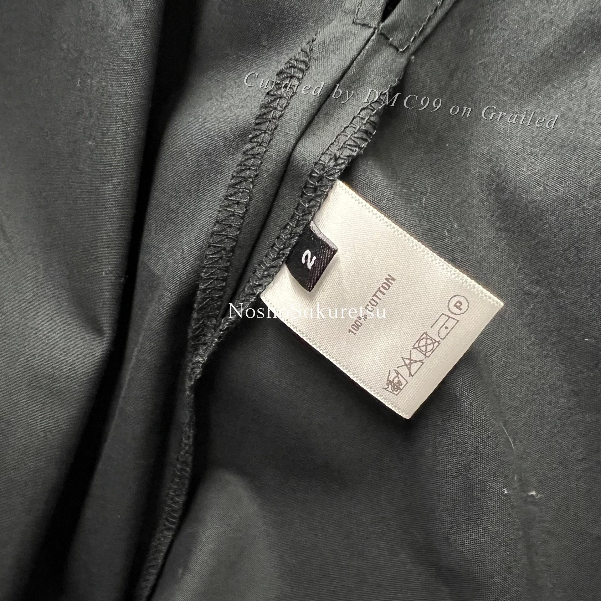 Hyein Seo 2015 F/W Embroidered Shirt Coat in Black, Men's — image 5 of 5