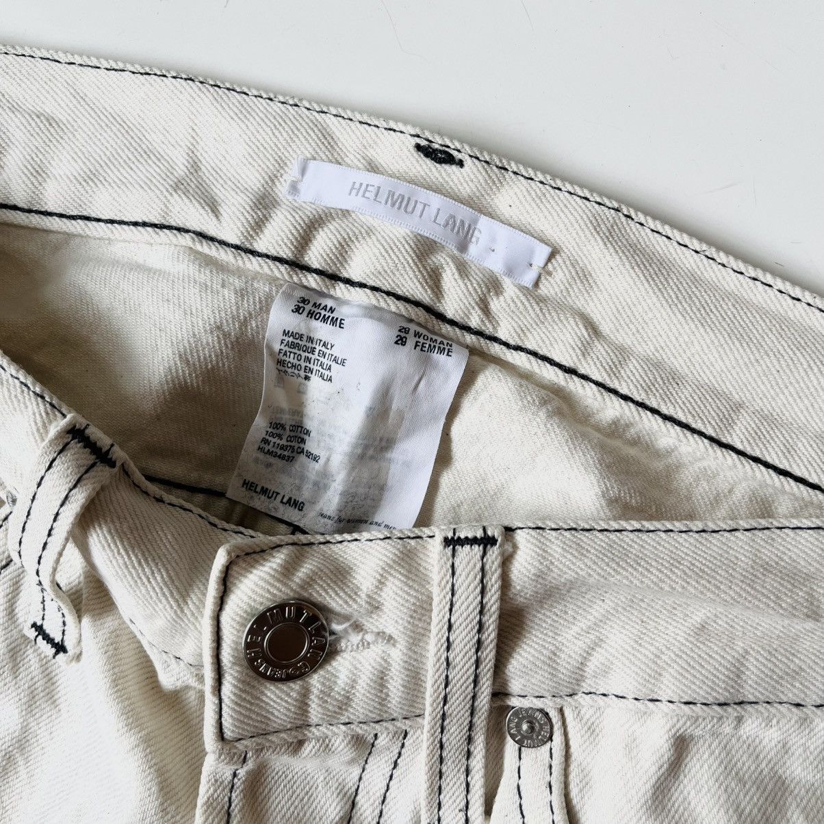 Helmut Lang Helmut Lang White Denim Longpants Size US 29 - 2 Thumbnail
