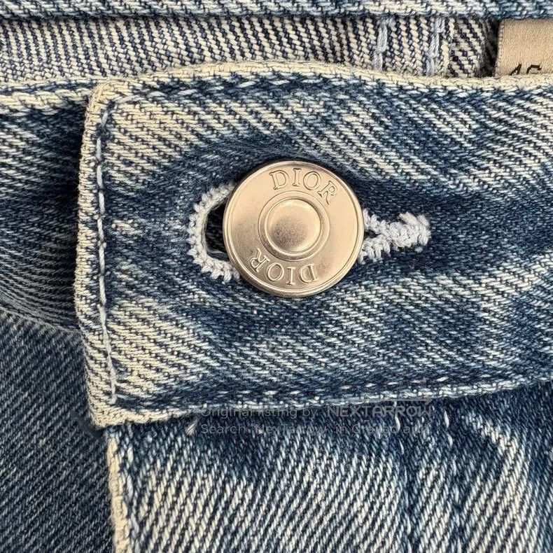 Dior Dior SS24 rattan plaid button workwear denim shorts Size US 30 / EU 46 - 6 Thumbnail