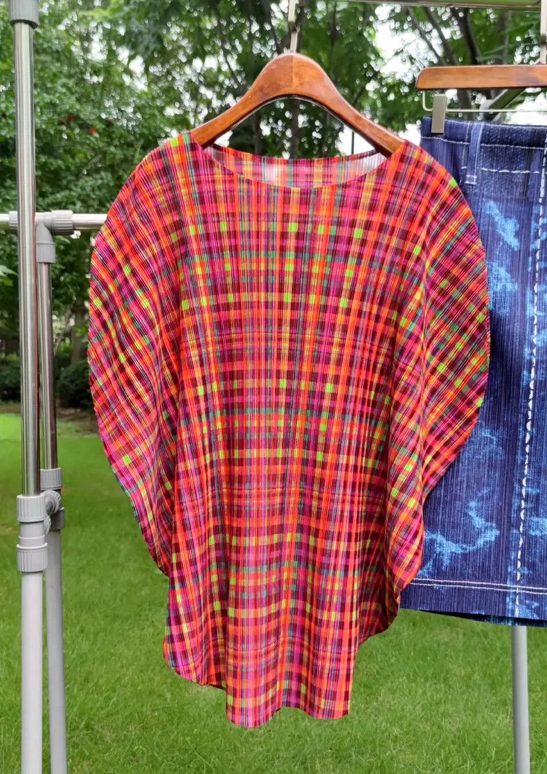 Issey Miyake Issey Miyake Pleats Please Plaid Top - dmc Size US M / EU 48-50 / 2 - 1 Thumbnail