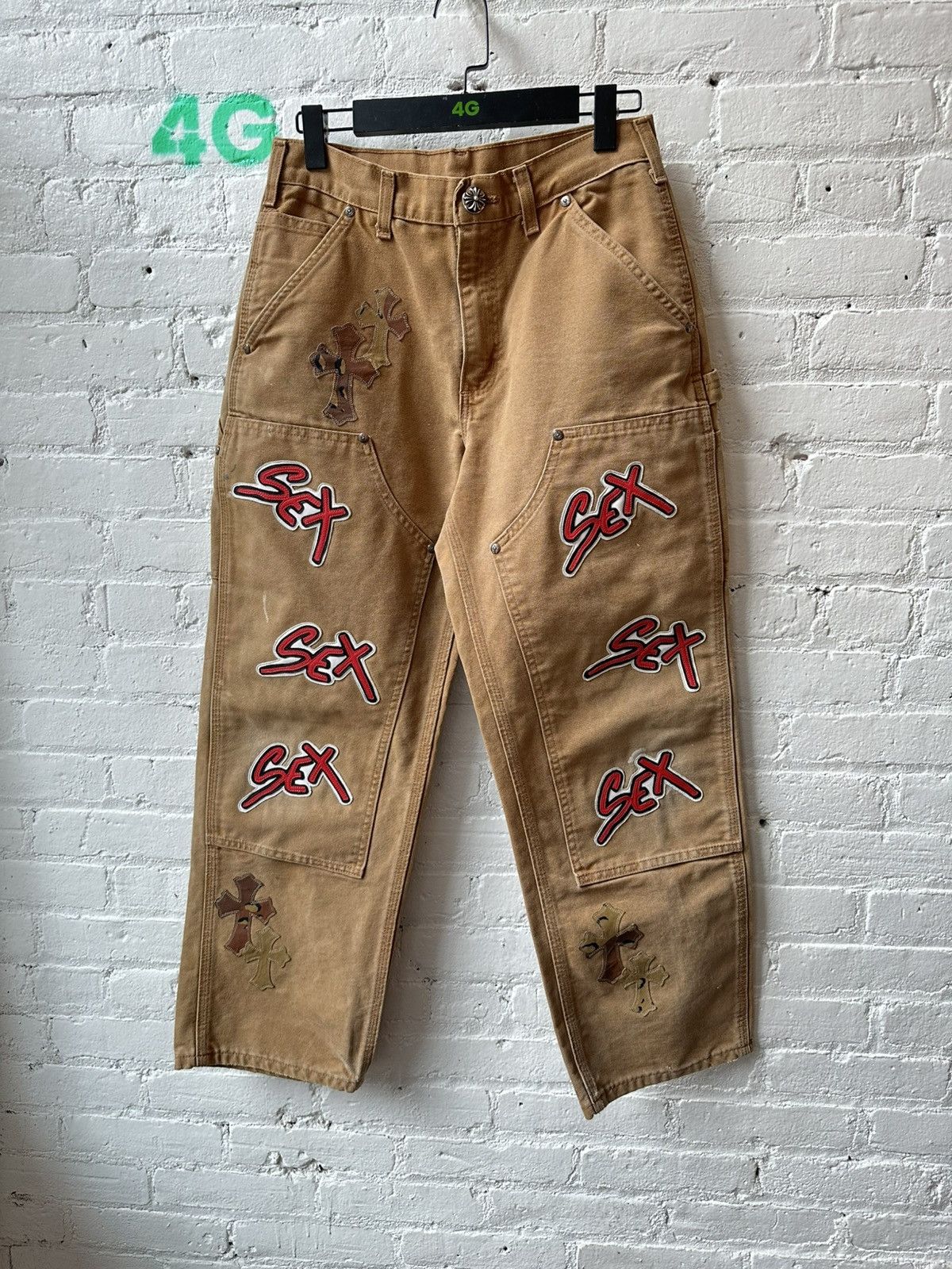 Chrome Hearts CHROME HEARTS MATTYBOY CARHARTTS Size US 28 / EU 44 - 1 Thumbnail