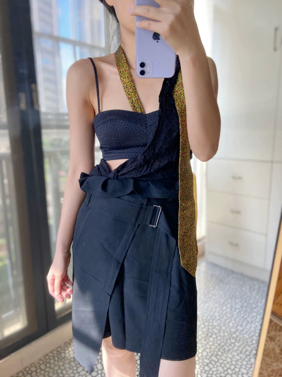 Ann Demeulemeester Ann Demeulemeester Origami Waist Wrap Skirt 38 Wool Size 26" / US 2 / IT 38 - 2 Thumbnail
