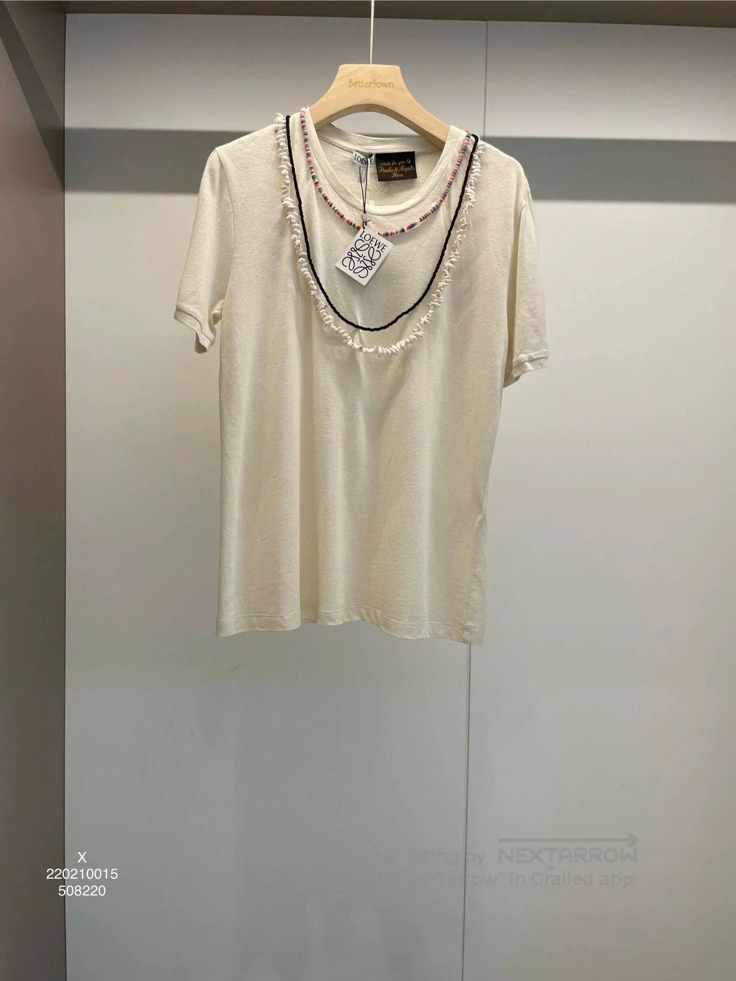 Loewe Loewe Beige Cotton T-shirt L. Size US L / EU 52-54 / 3 - 1 Thumbnail