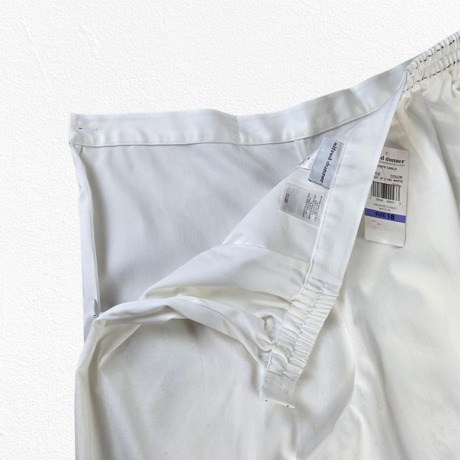 Other White Classic Stretch Minimal Straight Pants Size 18 Size 40" / US 18 - 7 Thumbnail
