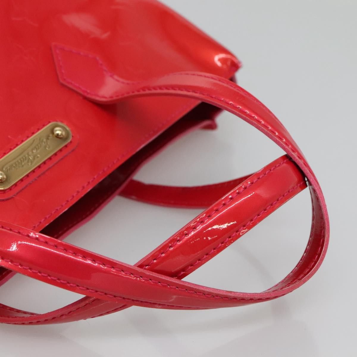 Louis Vuitton LOUIS VUITTON Vernis Wilshire Boulevard Hand Bag Rose Pop Size ONE SIZE - 7 Thumbnail