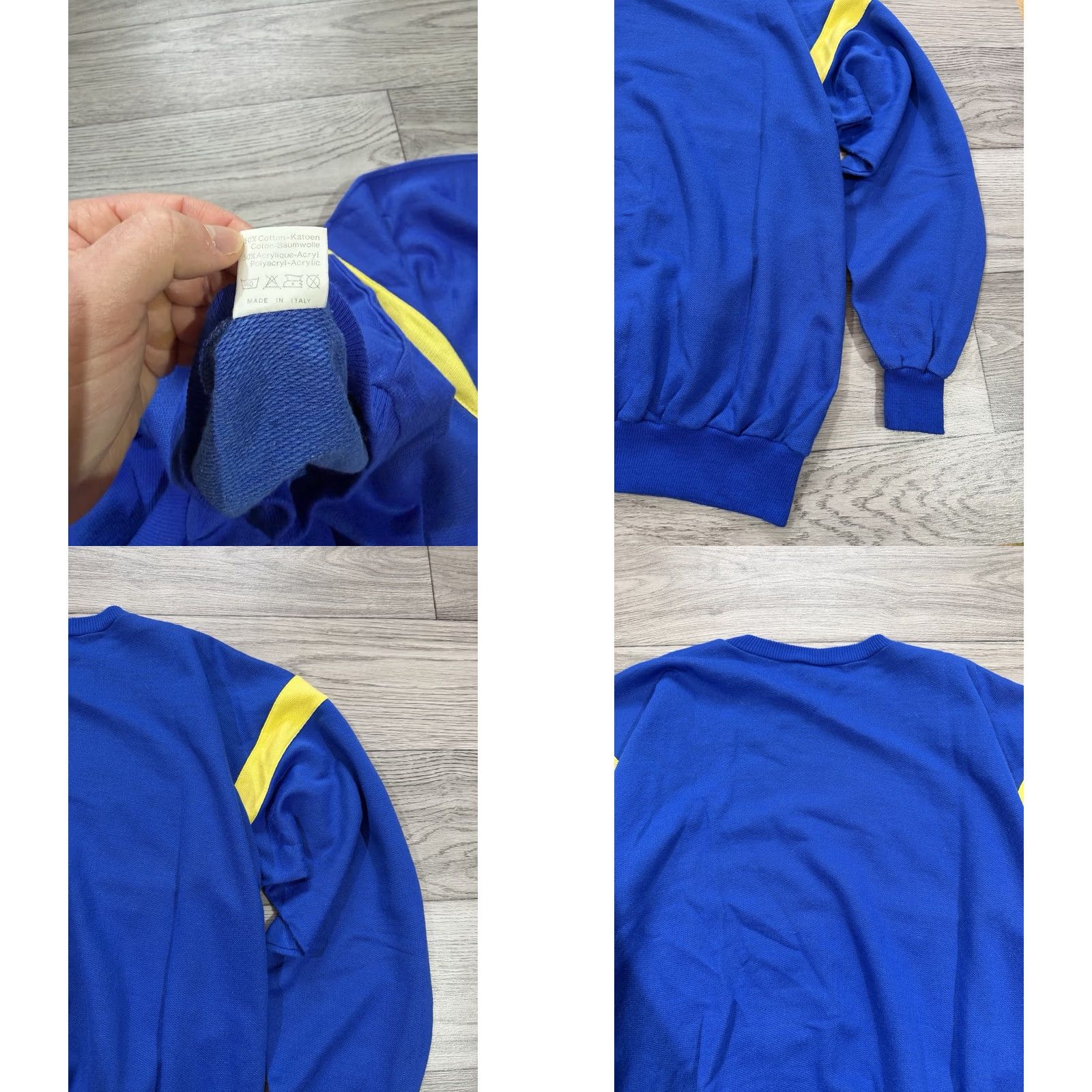 Vintage VINTAGE PEUGEOT Sweatshirt Crewneck Pullover Men XL Blue 1990s Size US XL / EU 56 / 4 - 10 Thumbnail