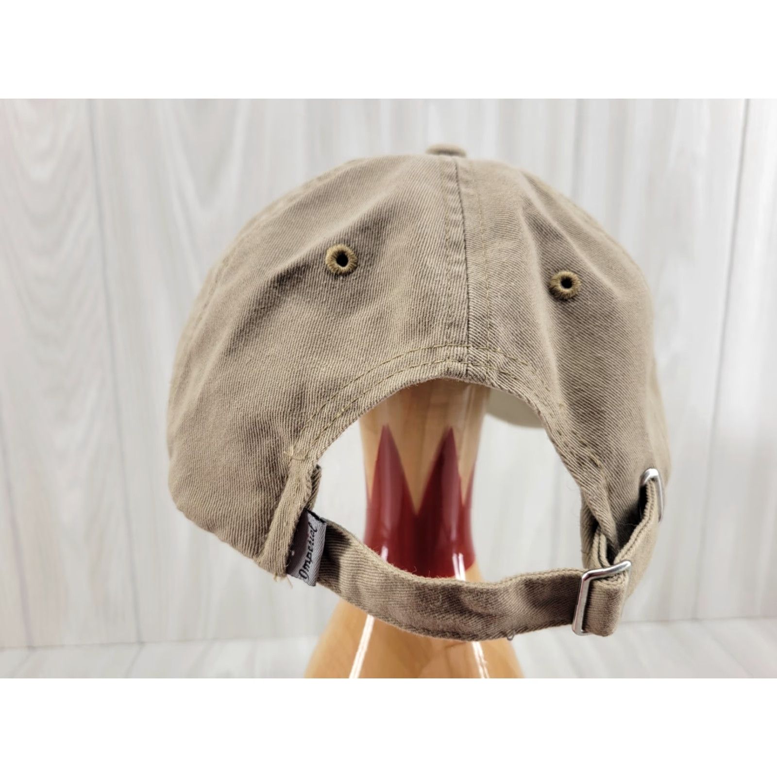 Imperial Imperial Golf Hat Strapback Tan Cotton Knit Adjustable Men Sized Cap Cap Size ONE SIZE - 7 Thumbnail