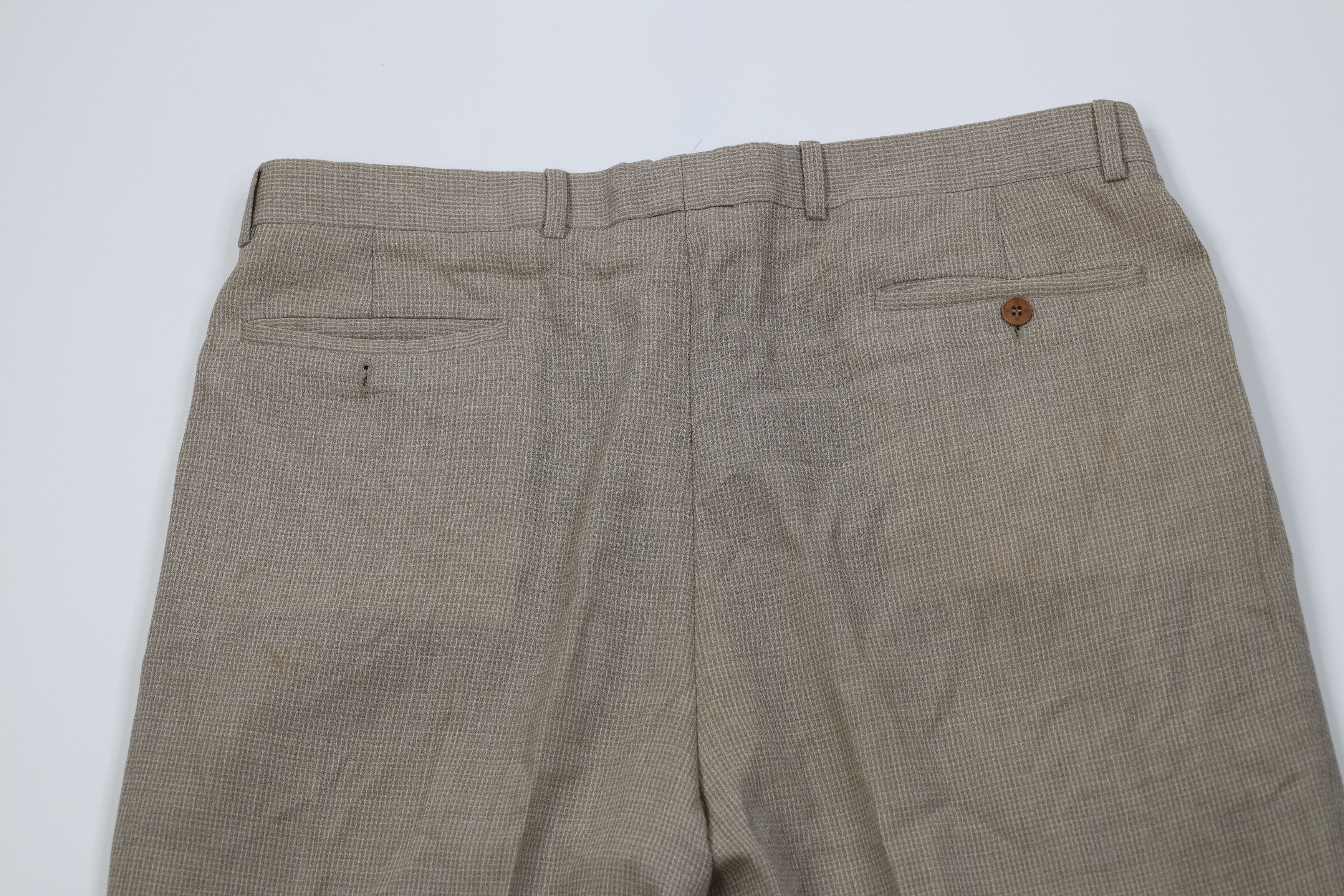 Vintage Vintage 90s Streetwear Wool Knit Wide Leg Chino Pants Size US 36 / EU 52 - 13 Thumbnail