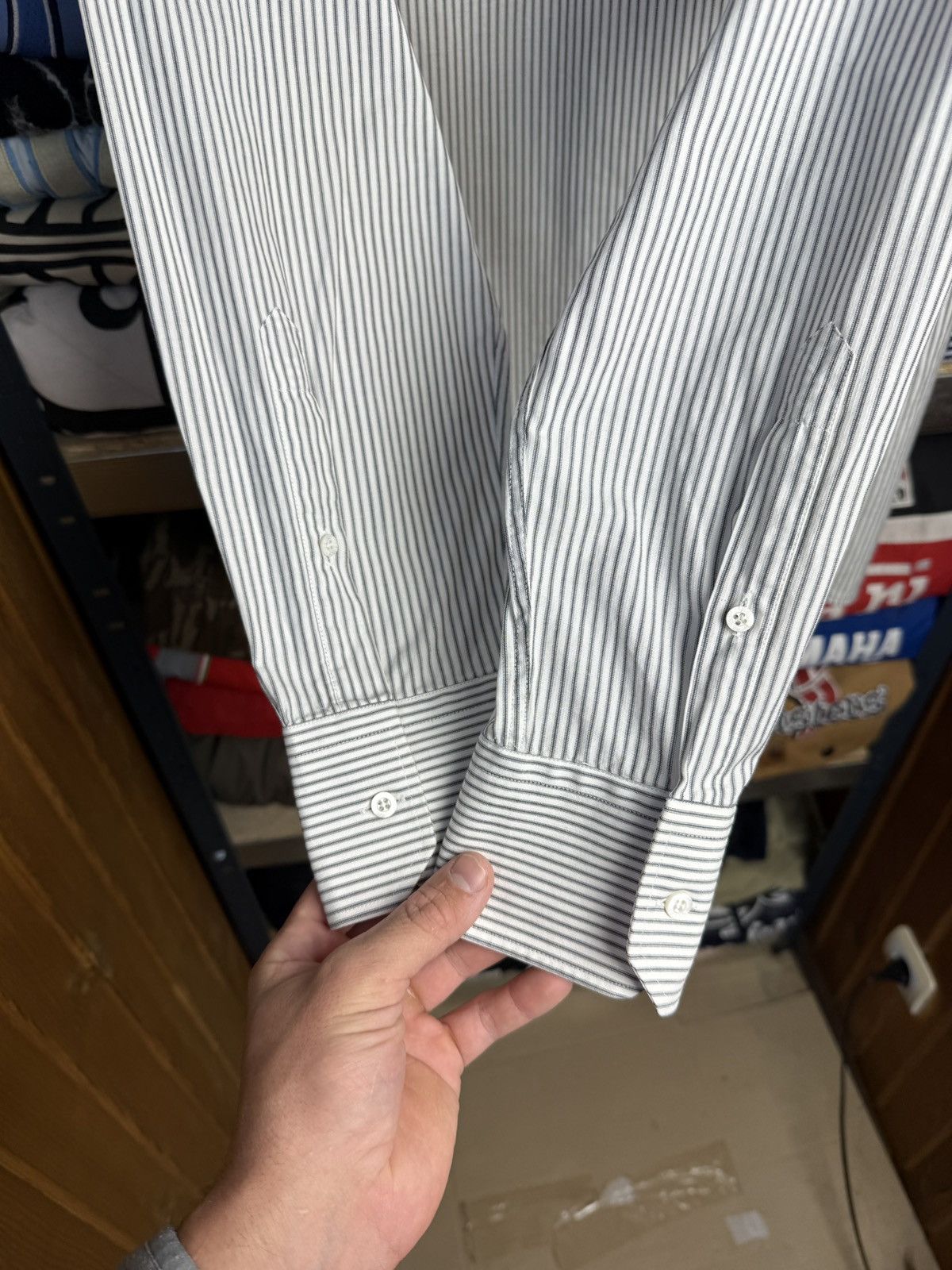 Gucci Gucci Striped Shirt Luxury Size US L / EU 52-54 / 3 - 7 Thumbnail