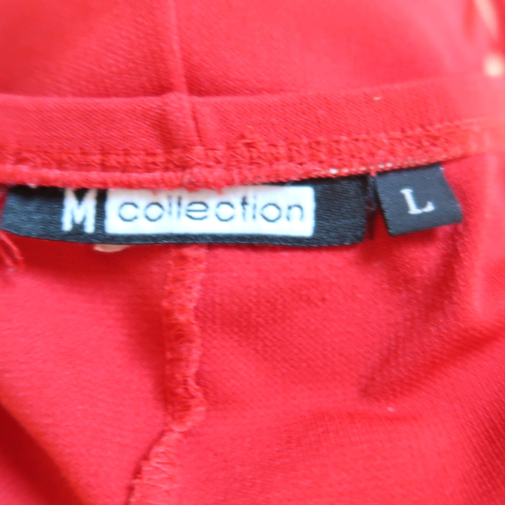 JM Collection VINTAGE M Collection Red Jersey Halter Mini Dress L Womens 90s Party/Cocktail Short Sleeveless Keyhole Size L / US 10 / IT 46 - 5 Thumbnail