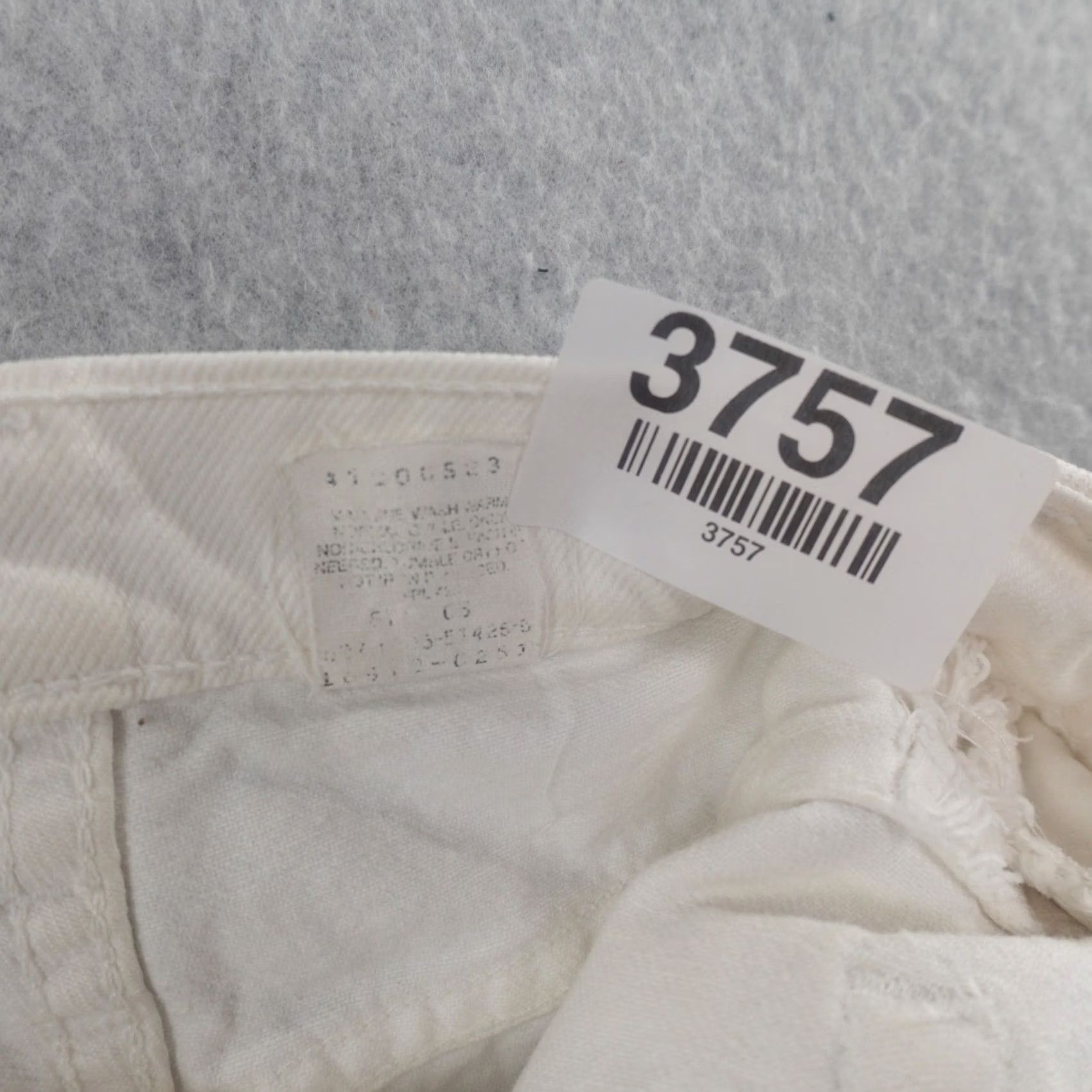 Levi's Levi’s Jeans Womens 3 (3X30) White Slim Tapered Leg 5-Pocket 100% Cotton Denim Vintage M Slim Fit Regular 512 Jeans Mens Womens Girls Size 26" / US 2 / IT 38 - 5 Thumbnail