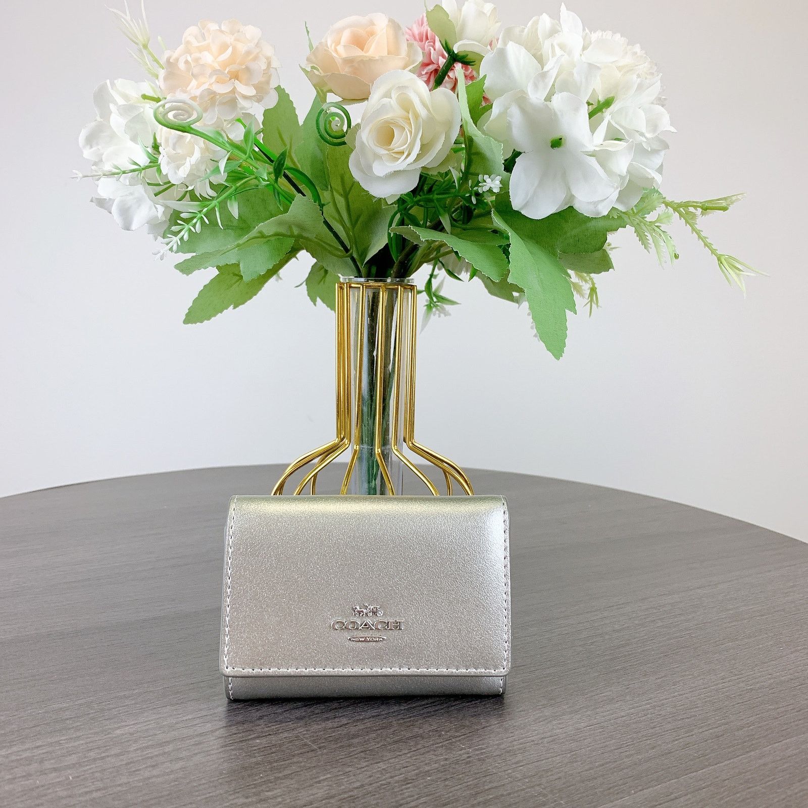Coach Coach CW805 Micro Wallet IN LIGHT SILVER Size ONE SIZE - 1 Thumbnail