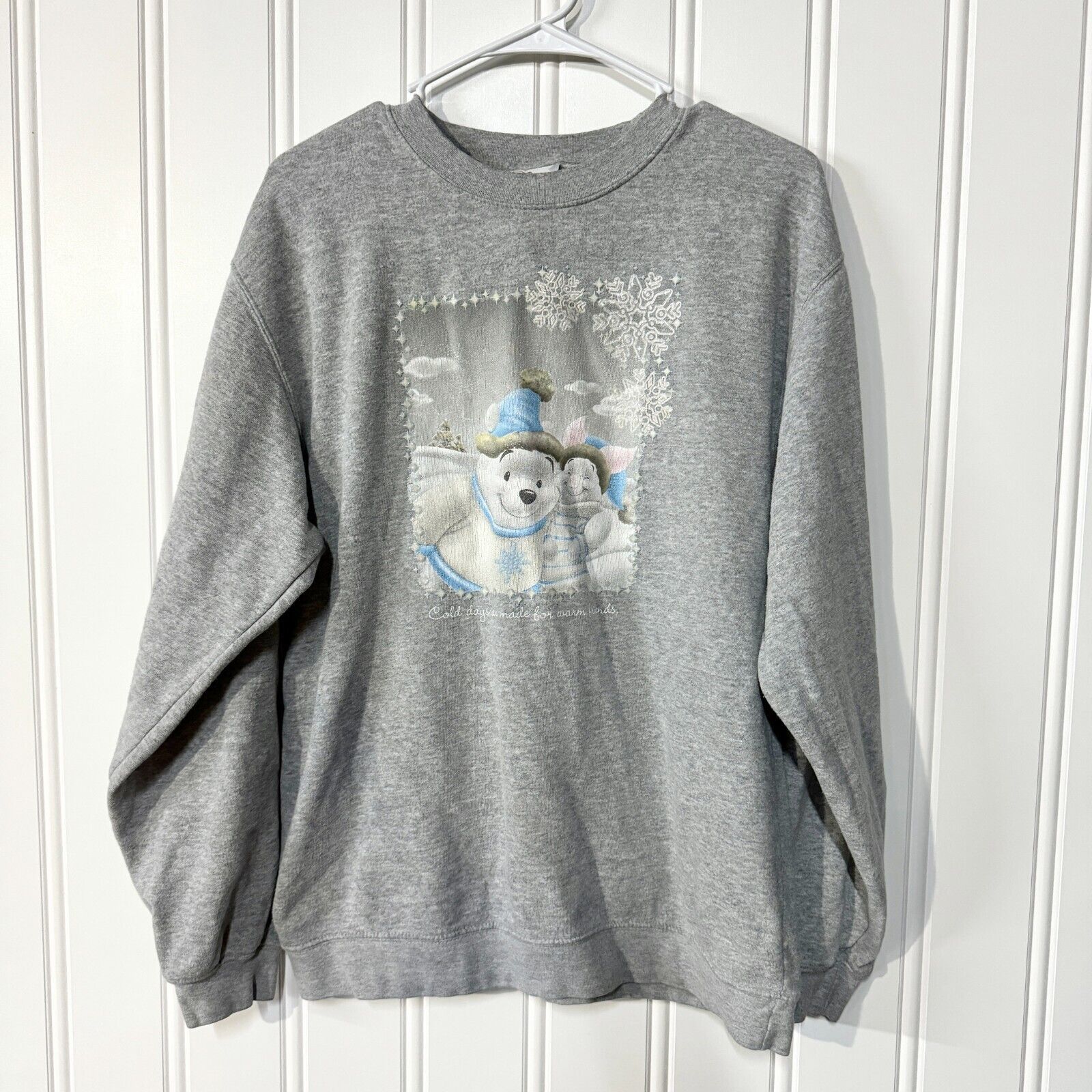 Disney Disney Store Sweater Size Medium Whinnie The Pooh Grey Size M / US 6-8 / IT 42-44 - 1 Thumbnail