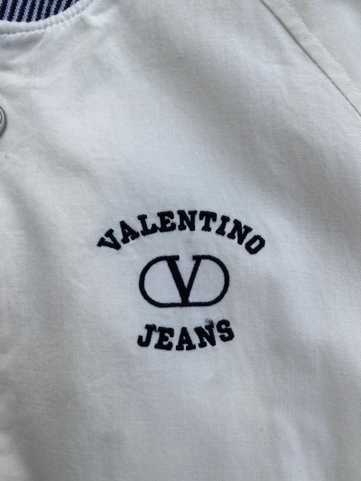 Valentino Rare Vintage Valentino Jeans Big Logo Cotton Jacket Size US M / EU 48-50 / 2 - 13 Thumbnail