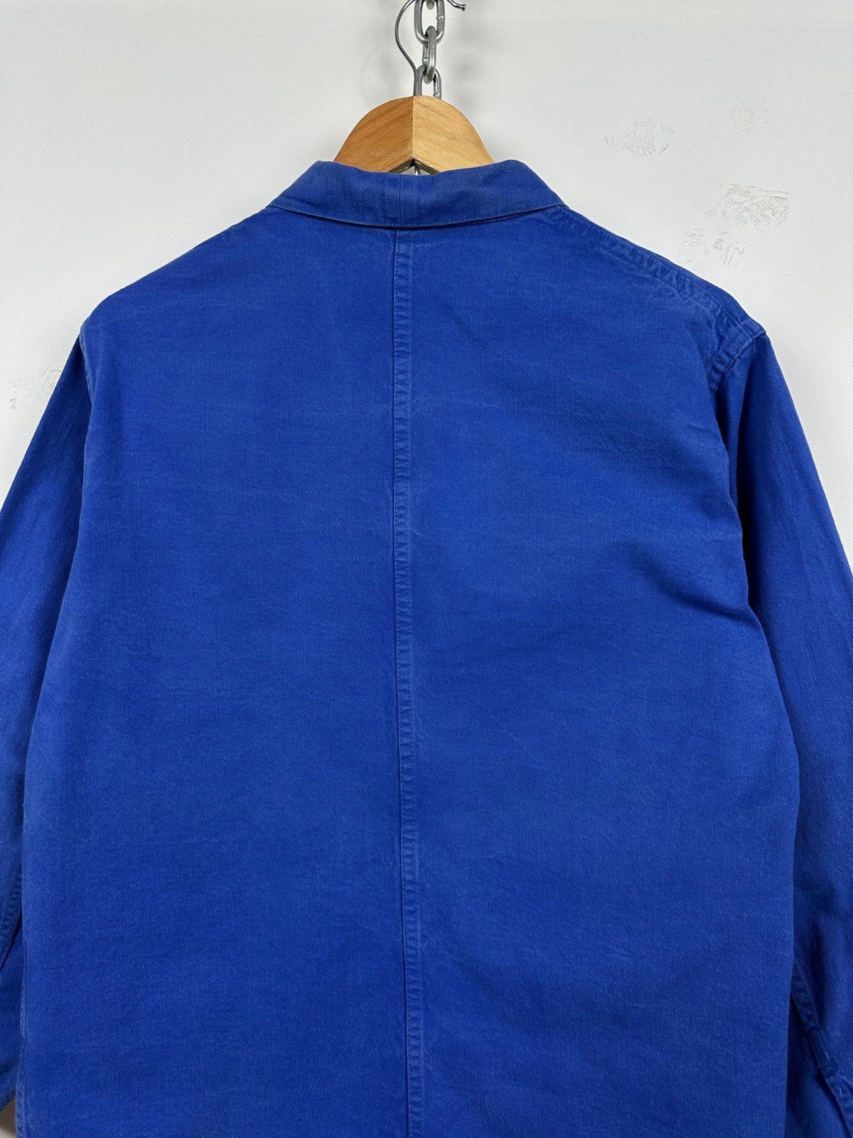 Le Laboureur 80s Vintage Lutteurs French Workwear Sanfor Chore Jacket Size US M / EU 48-50 / 2 - 17 Thumbnail