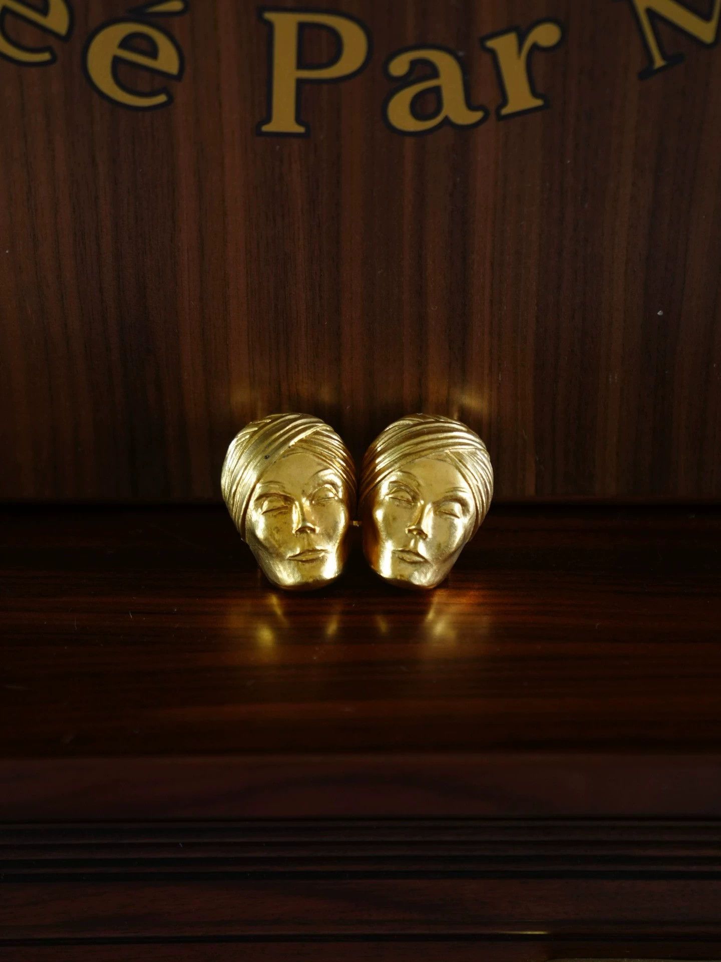 Other Isabel Canovas Turbaned Man Gold-Plated Belt Buckle Size ONE SIZE - 2 Thumbnail