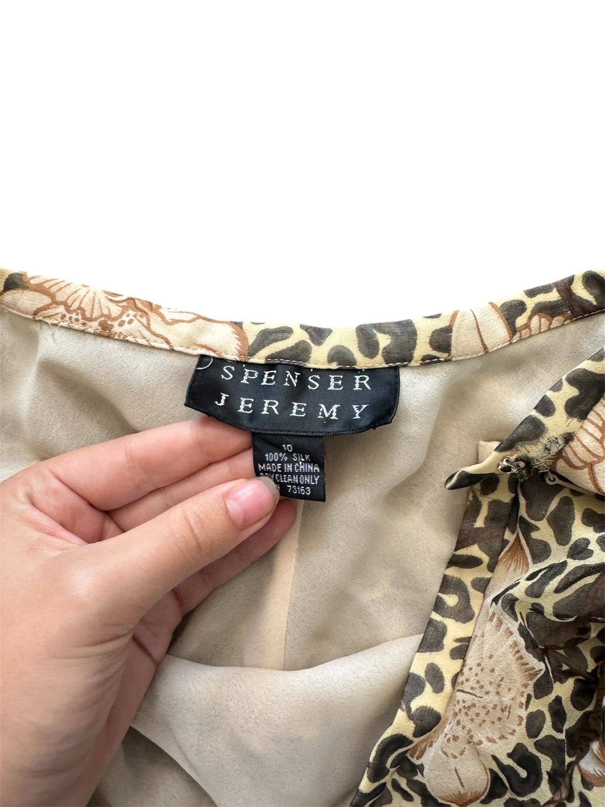Vintage leopard print midi skirt Size 32" / US 10 / IT 46 - 3 Thumbnail