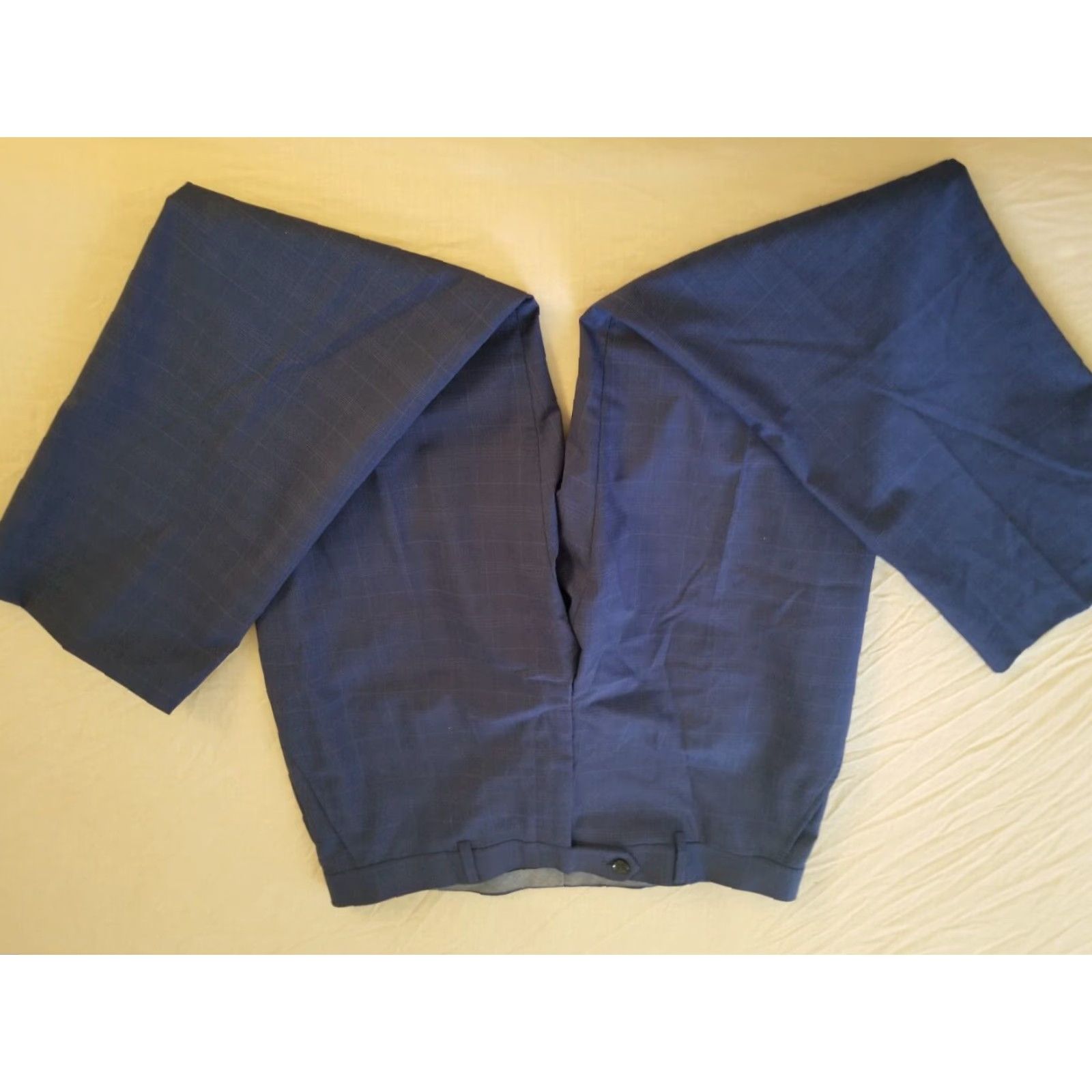 Tommy Hilfiger Tommy Hilfiger Pants Dress Wool 36x30 Navy Blue Stretch Regular Mens Size US 36 / EU 52 - 4 Thumbnail