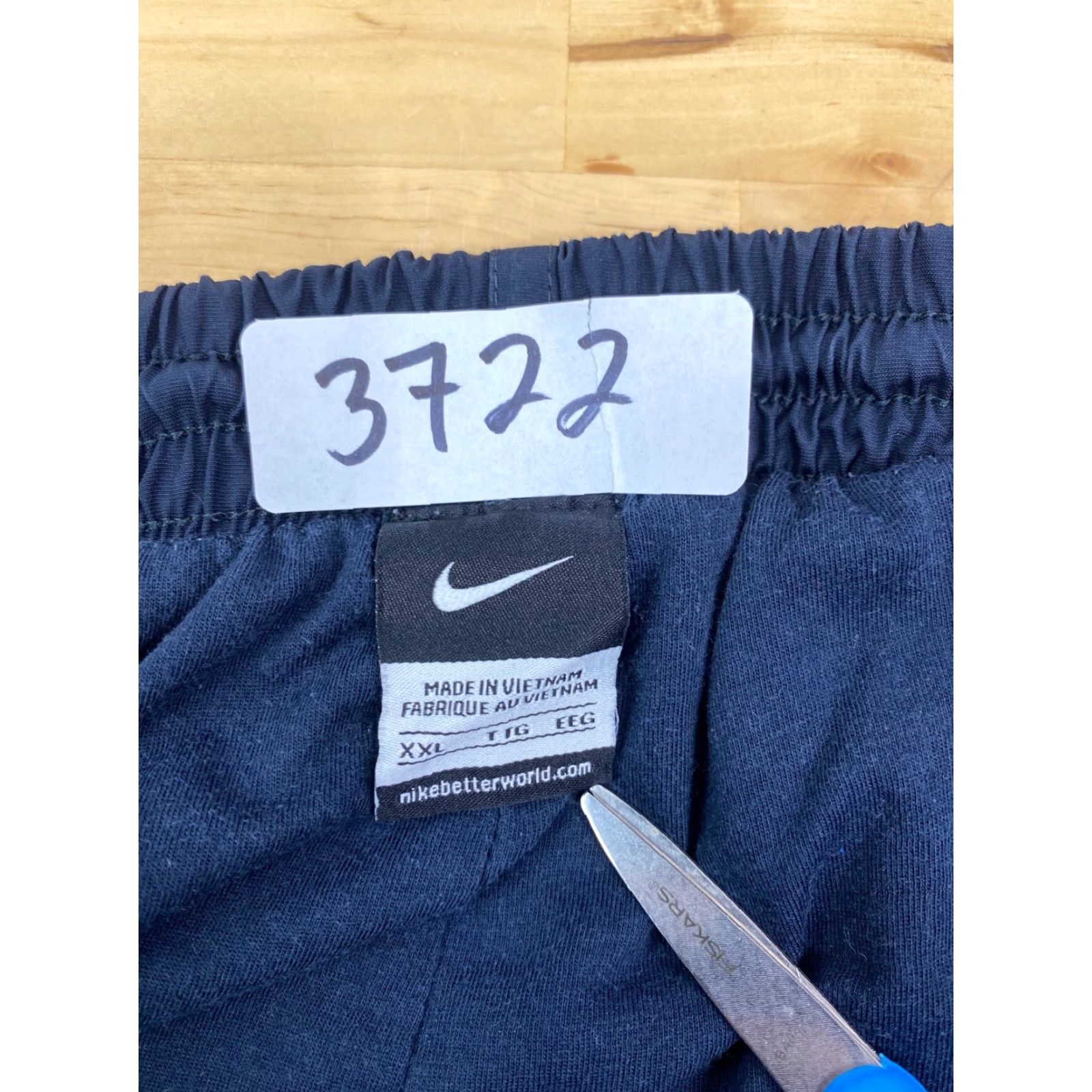 Nike Nike Windbreaker Track Pants Unisex Adults 2XL Blue Breatha ble Comfort Sports Gym & School Hiking Pants Mens/Womens Size US 39 - 5 Thumbnail