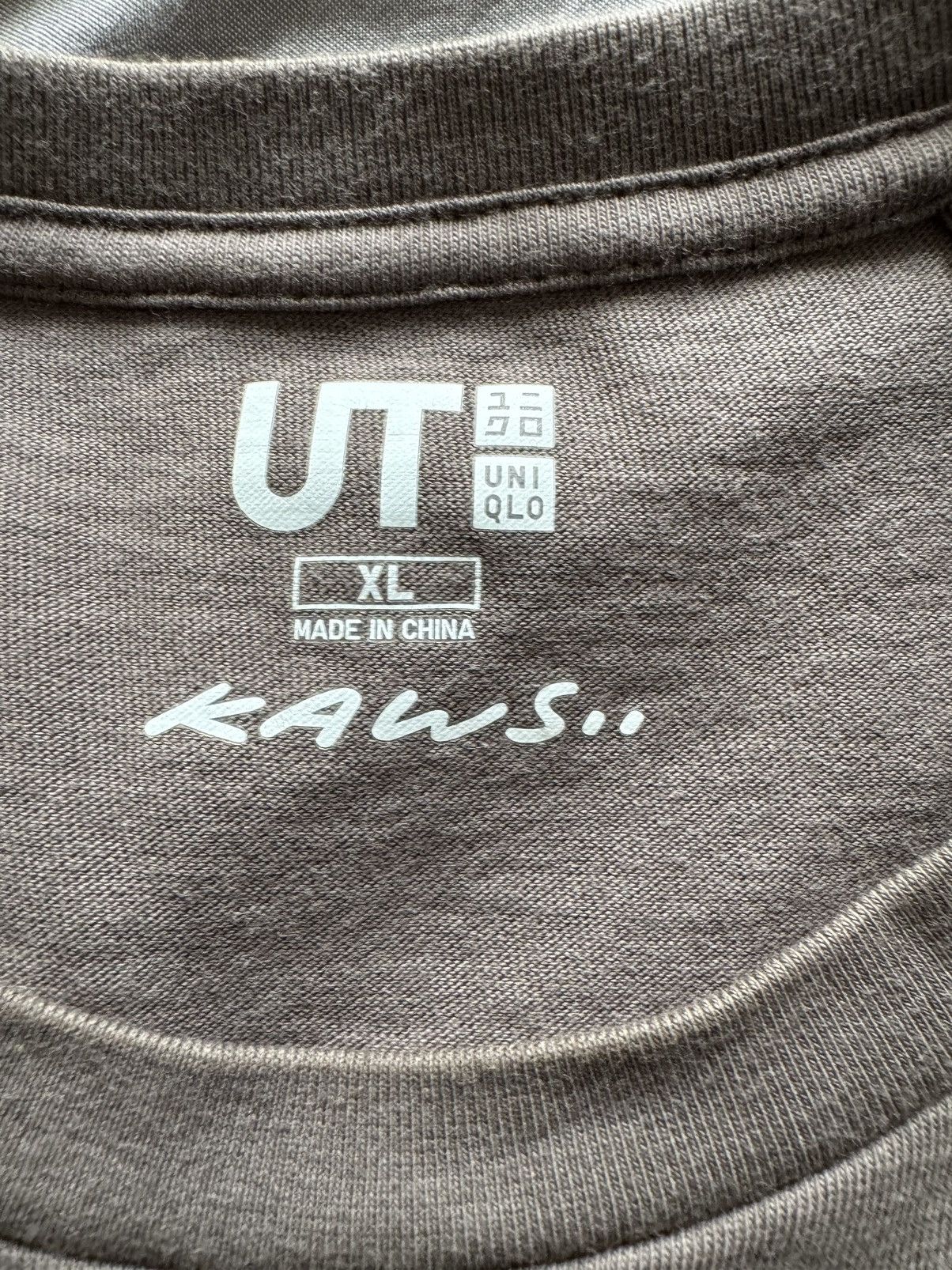 Kaws × Uniqlo Kaws Uniqlo Passing Through LTD Edition Dark Grey Shirt XL Size US XL / EU 56 / 4 - 3 Thumbnail