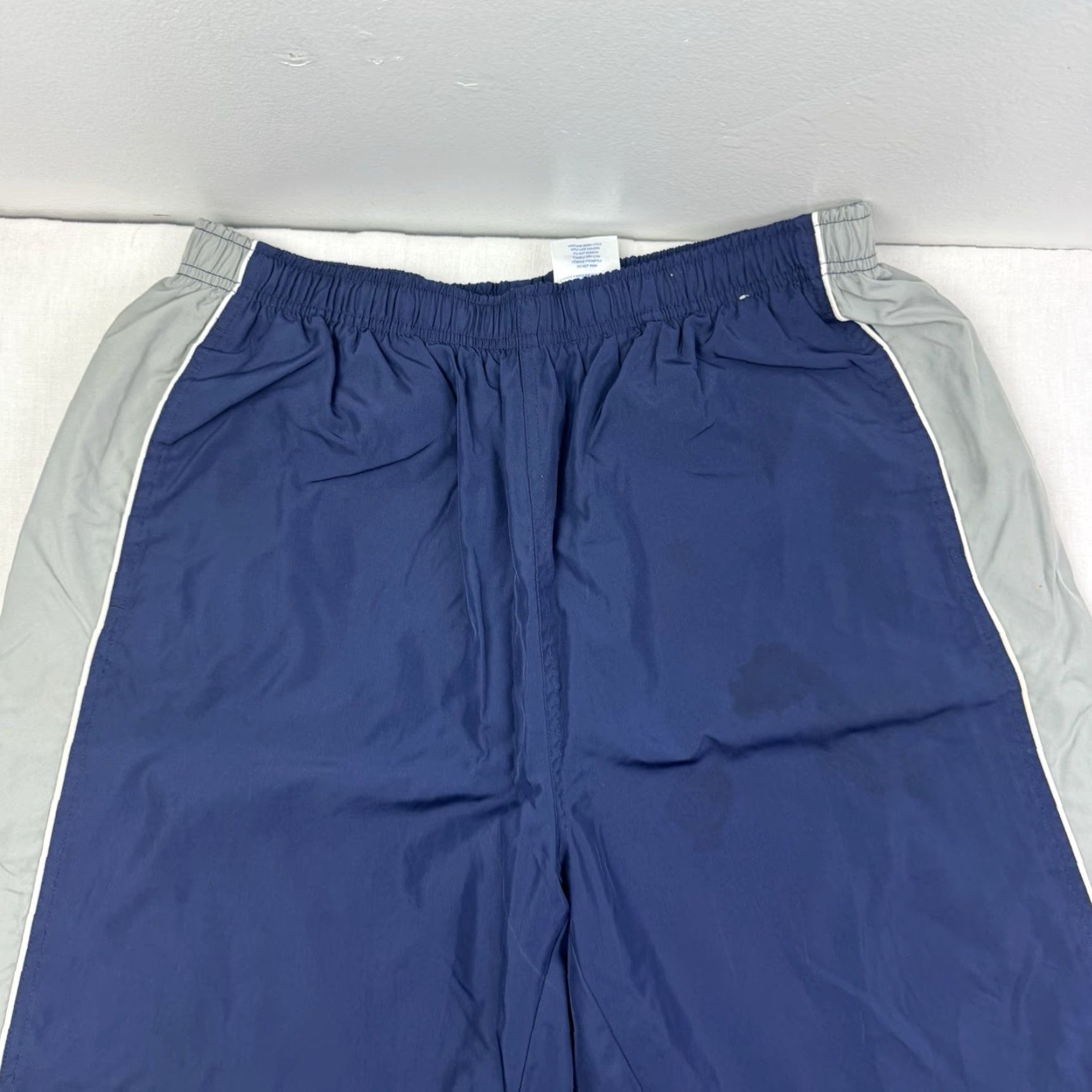 Reebok VINTAGE Reebok Track Pants Mens XL Blue Track Pants 90s Y2K Hipster Sports Baggy Athletic Size US 36 / EU 52 - 4 Thumbnail