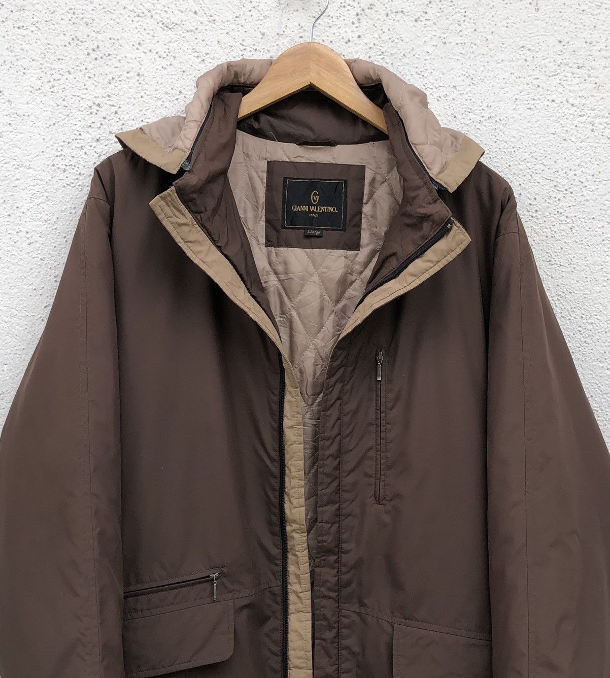 Valentino Gianni Valentino Italy Lined Quilted Nylon Parka Jacket Size US L / EU 52-54 / 3 - 9 Thumbnail