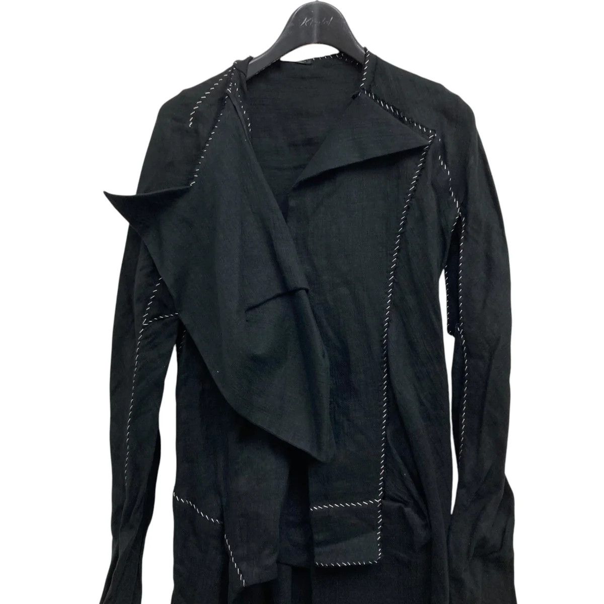 Yohji Yamamoto YOHJI YAMAMOTO White Stitch Design Coat Size US M / EU 48-50 / 2 - 3 Thumbnail
