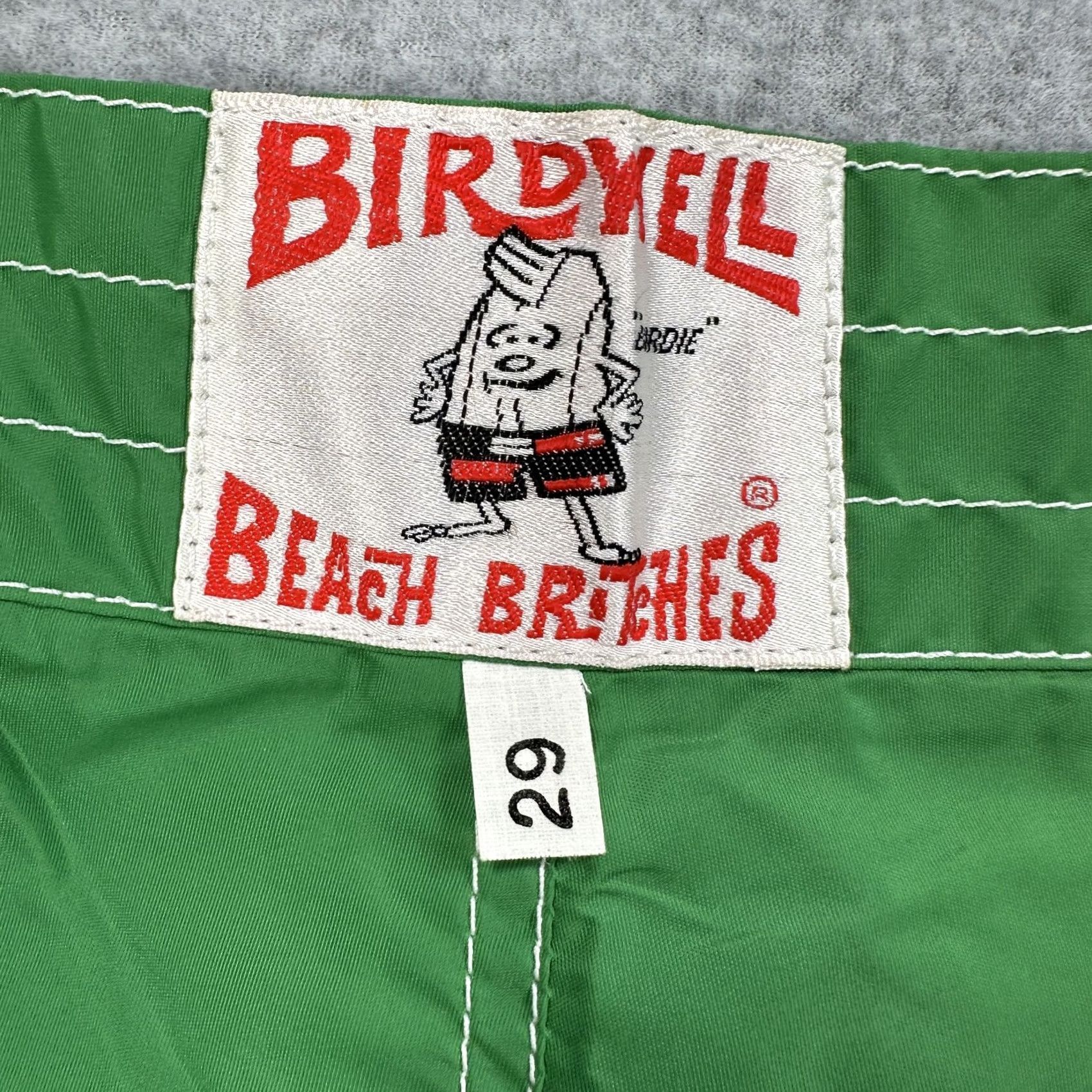 Vintage VINTAGE Birdwell Beach Britches Shorts Mens 29 Green Board Shorts Surf Swim Trunks Size US 28 / EU 44 - 4 Thumbnail