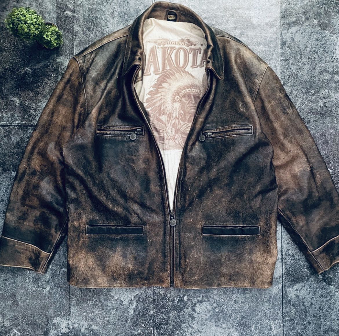 Avirex Dakota Real Leather Size US XL / EU 56 / 4 - 2 Thumbnail