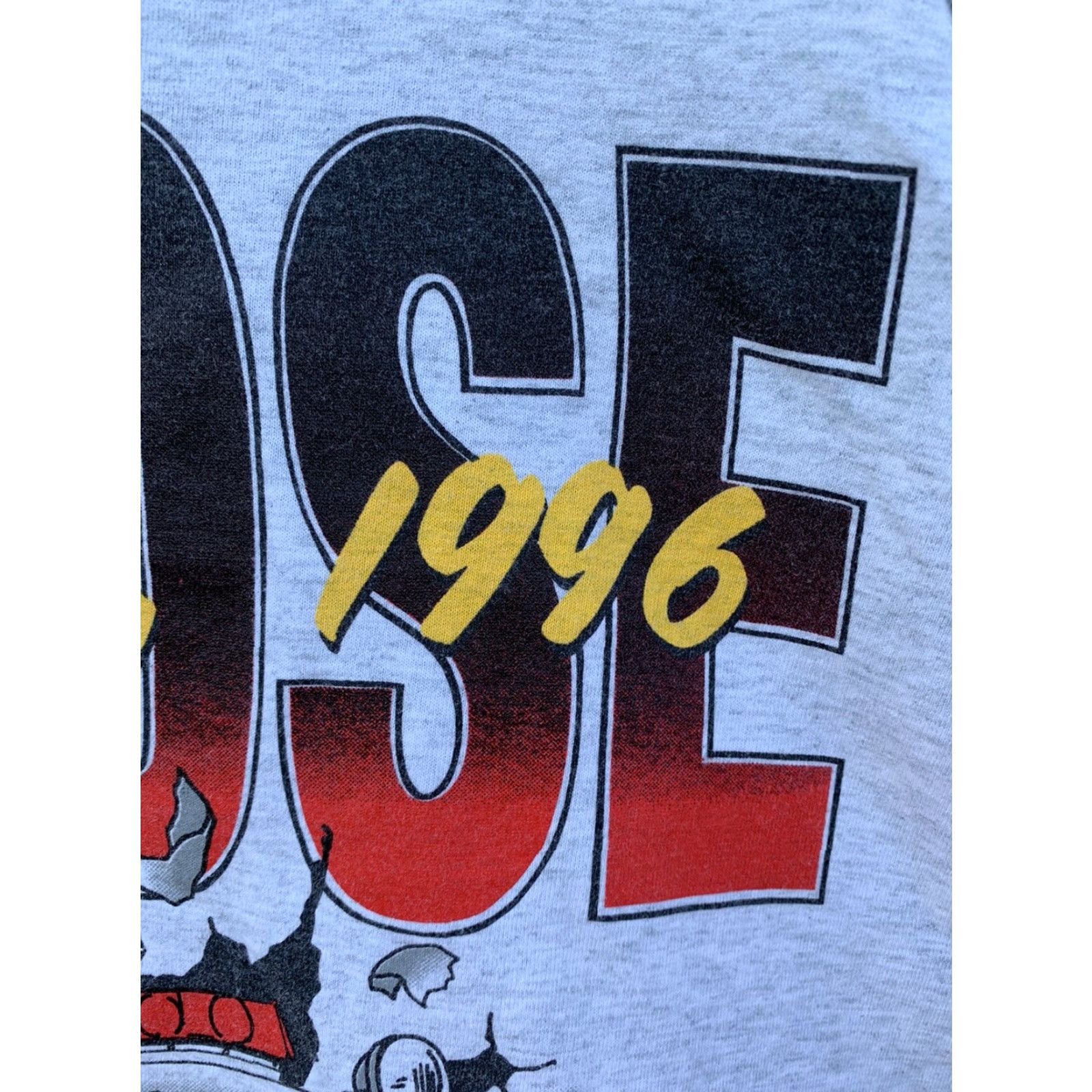 Fruit Of The Loom VINTAGE California Fire Rescue West San Jose 1996 t-shirt XL Fruit of the Loom Unisex Adults Short Sleeve Crew Neck Heather Gray 50/50 Graphic Print Size US XL / EU 56 / 4 - 5 Thumbnail