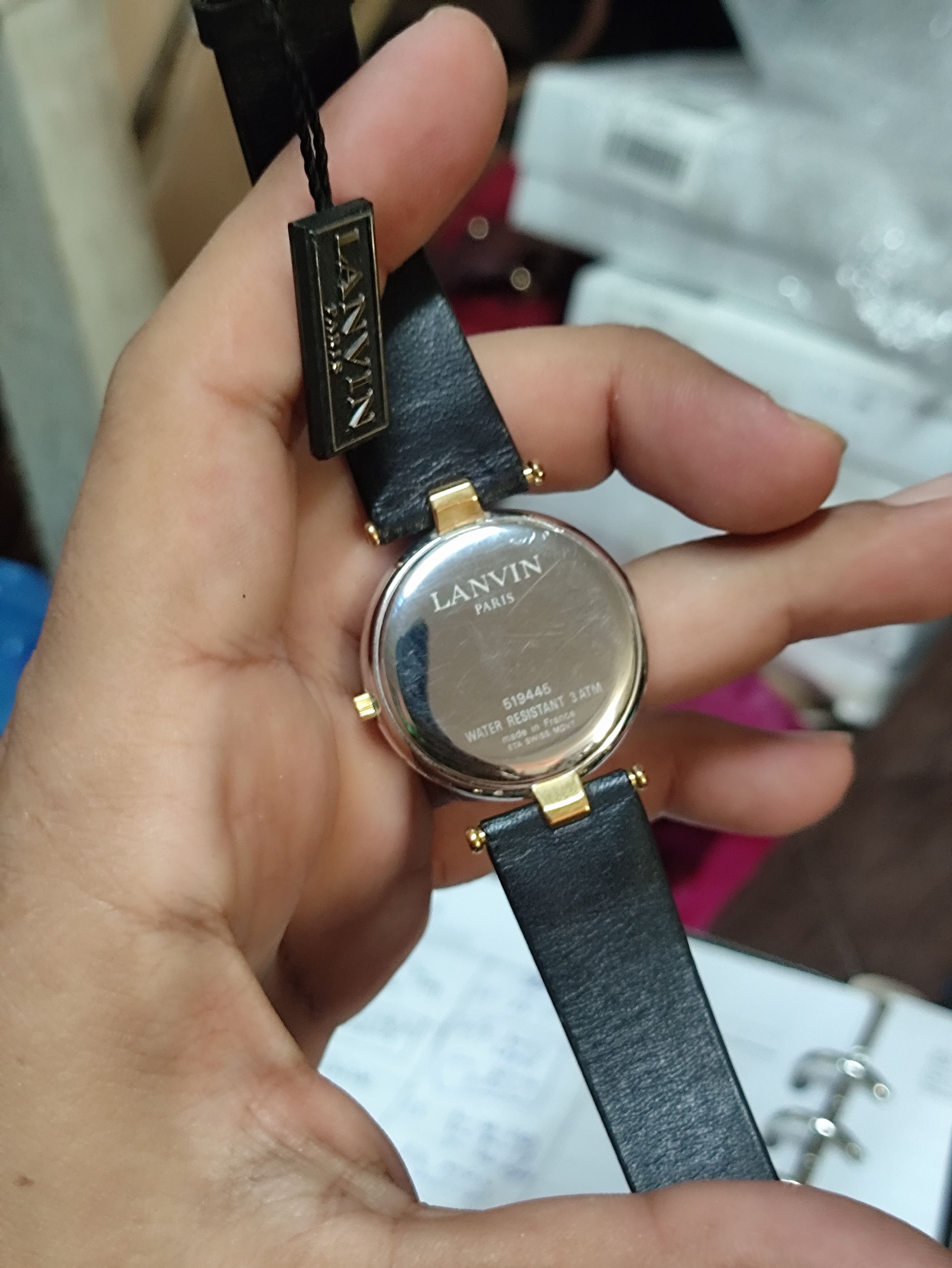 Lanvin Luxury Vintage LANVIN PARIS Watch (SWISS ENGINE QUARTZ) Size ONE SIZE - 9 Thumbnail