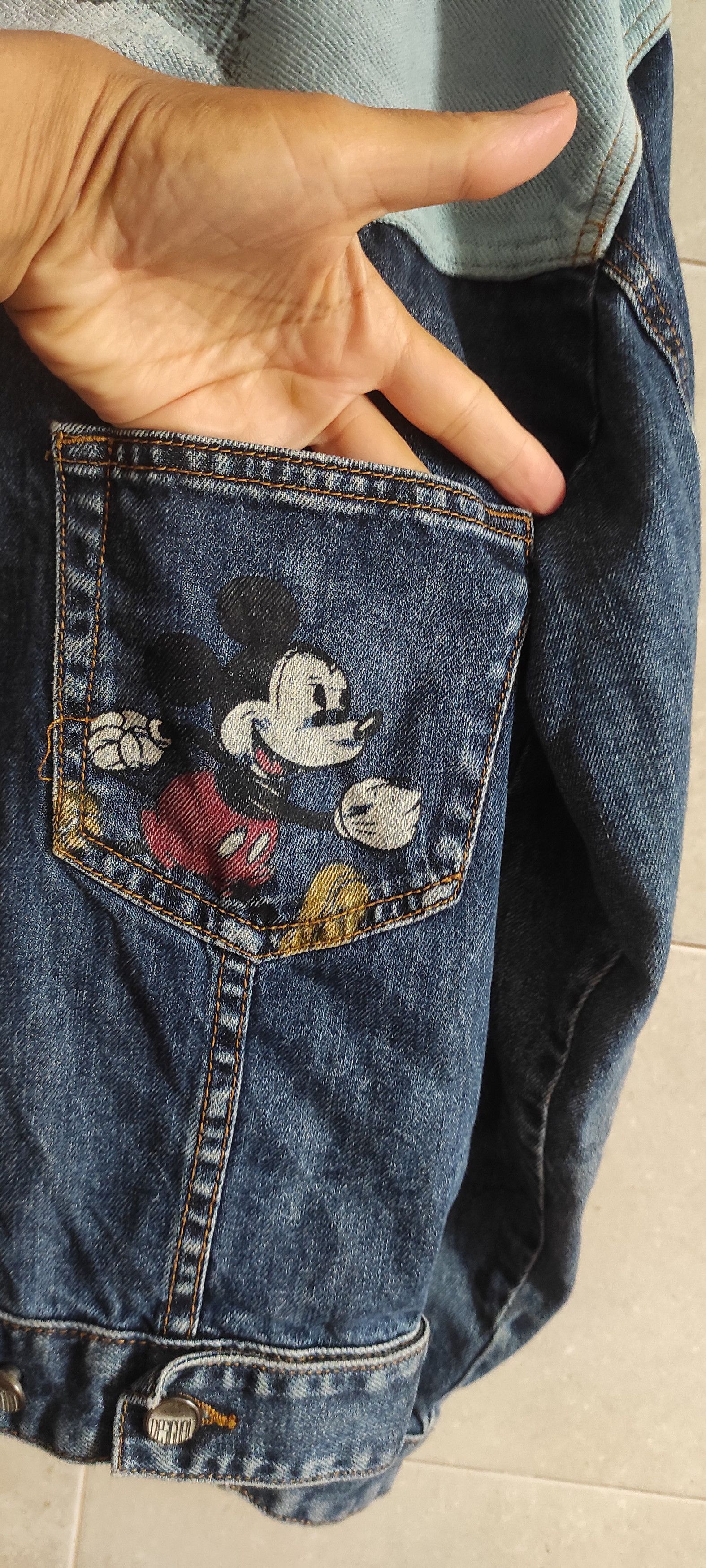 Desigual × Disney Desigual Women's Patchwork Mickey Mouse Graphic Denim Jacket Size M / US 6-8 / IT 42-44 - 10 Thumbnail