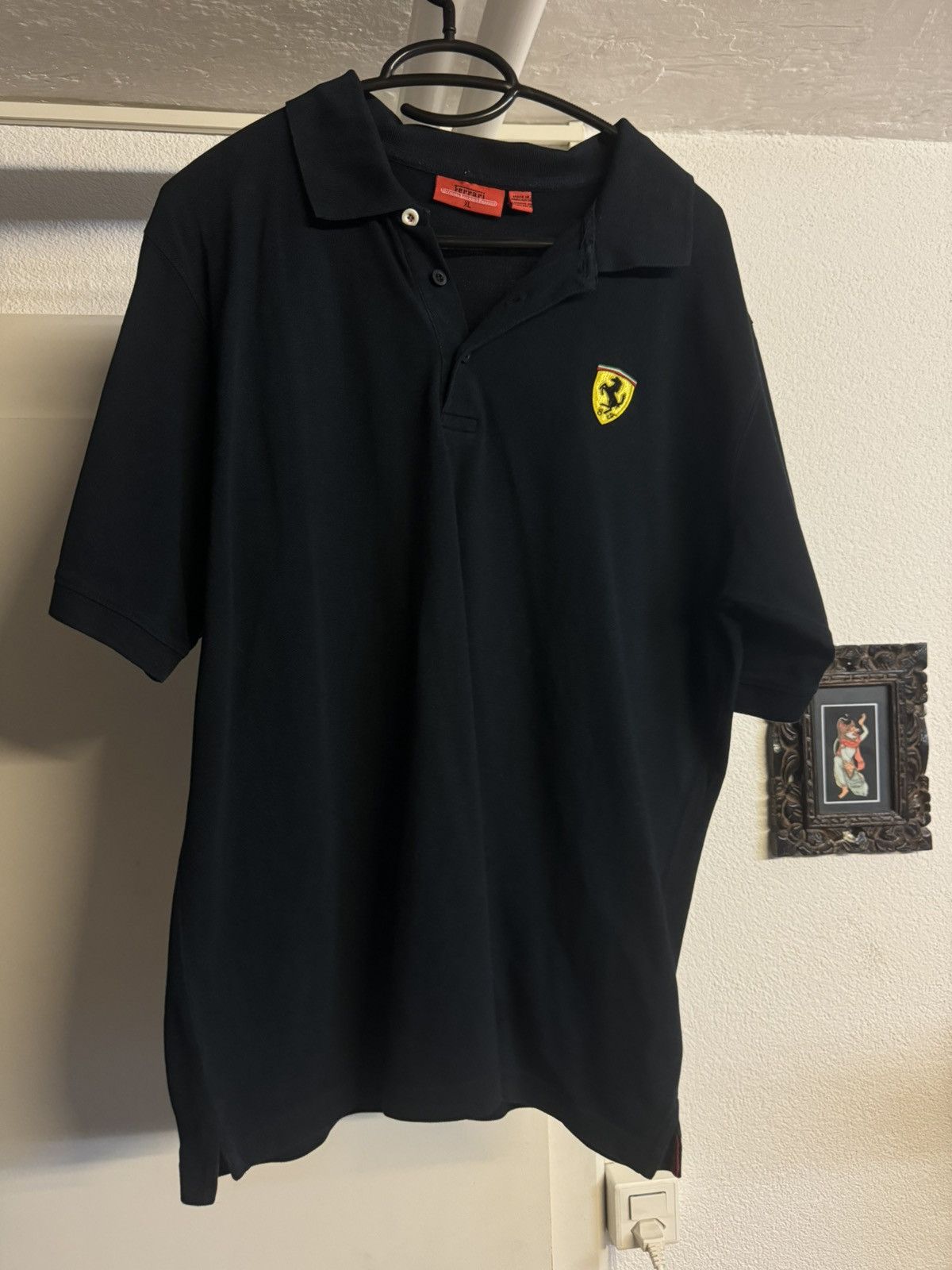 Ferrari Ferrarri Polo Black Size US XL / EU 56 / 4 - 1 Thumbnail