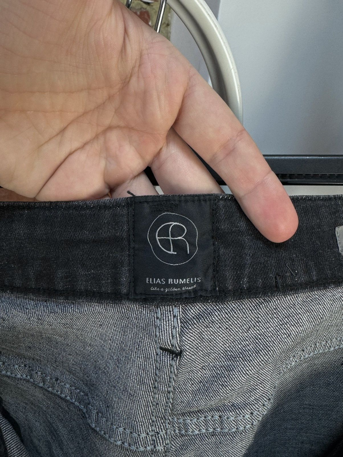 Other Elias Rumelis Dave Comfort Intense Black Jeans Size US 33 - 14 Thumbnail