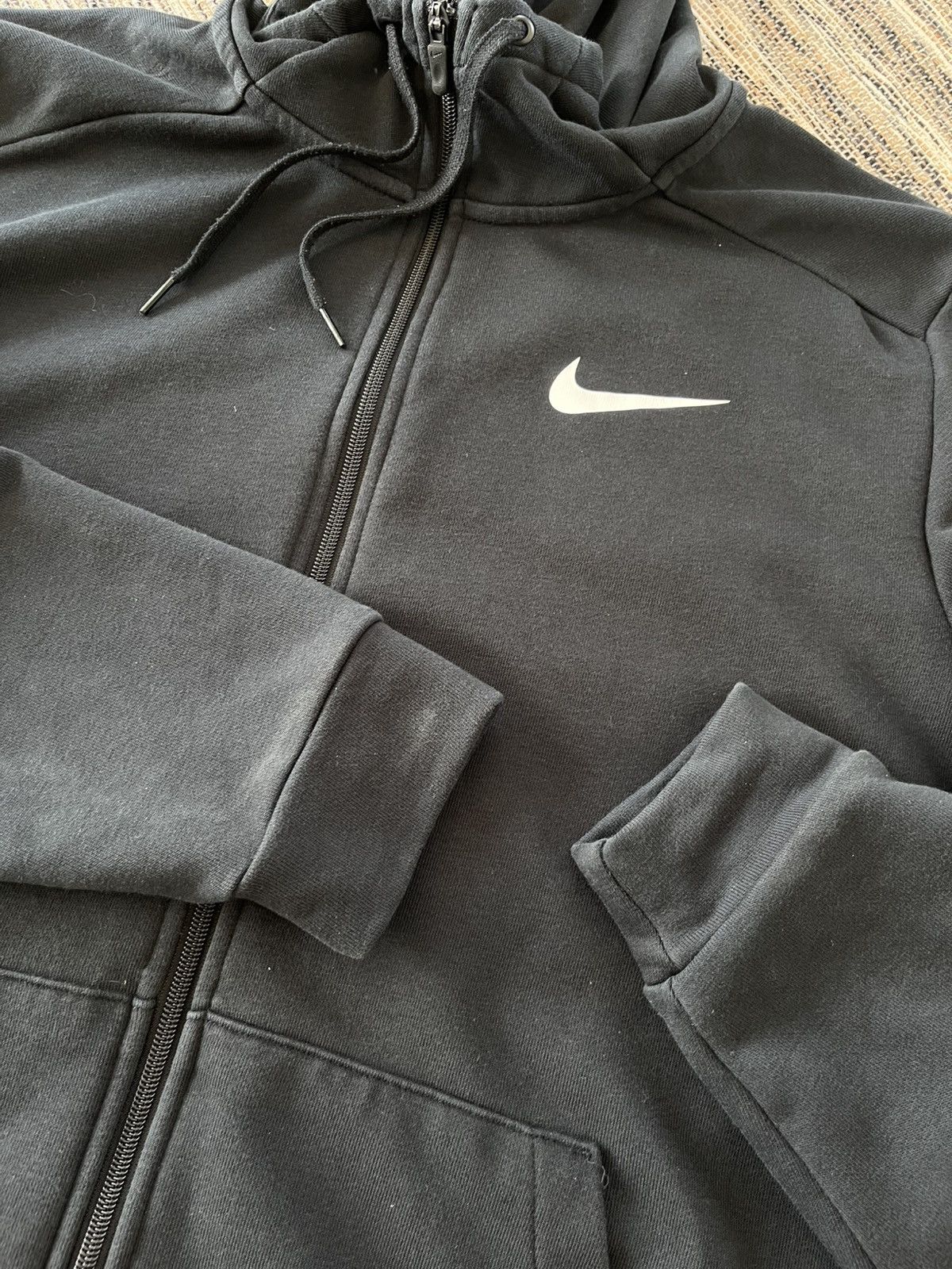 Nike Vintage Nike Zip Hoodie Sportswear Tech Fleece Style Black Size US XL / EU 56 / 4 - 9 Thumbnail