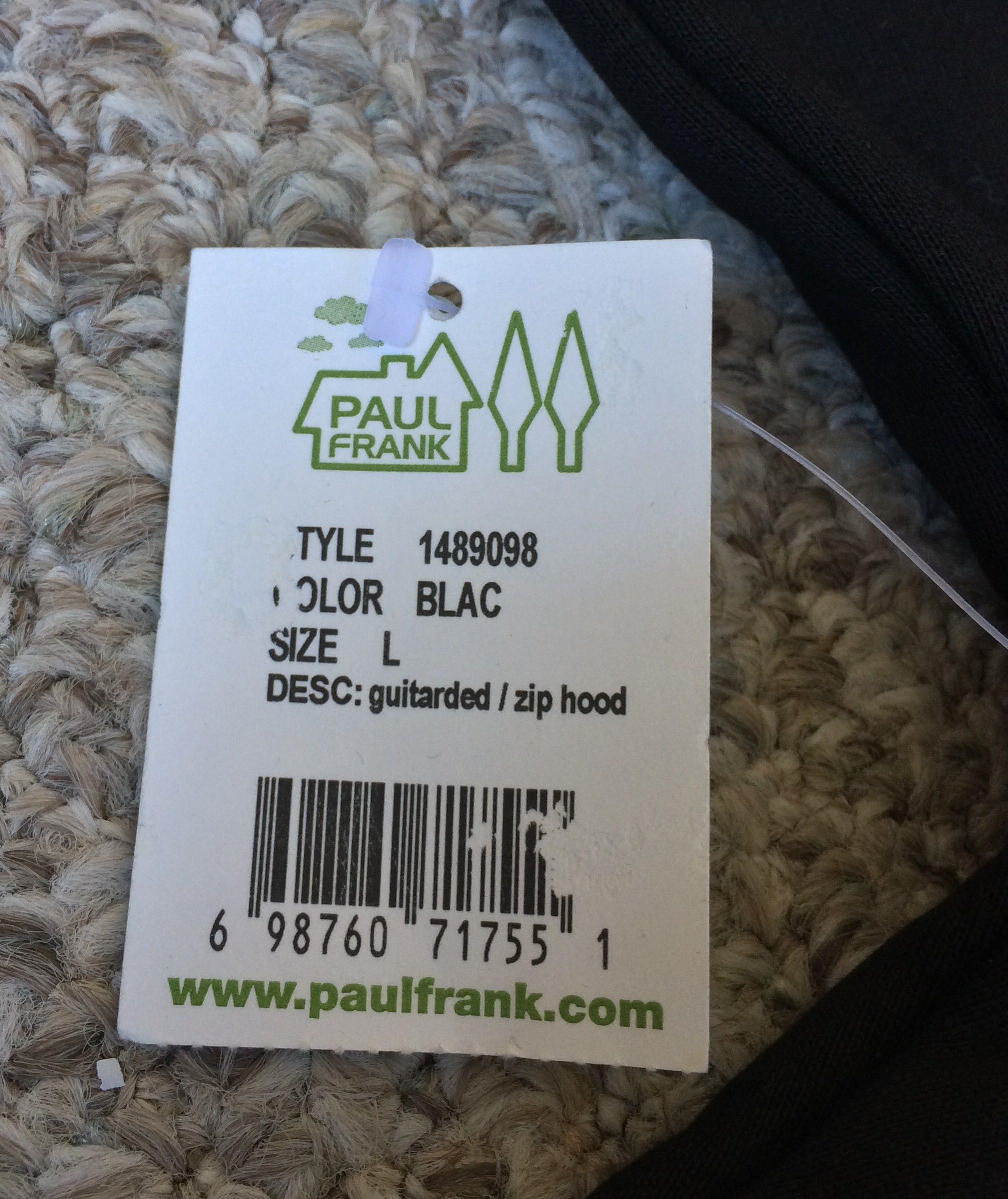 Paul Frank NEW Vintage Paul Frank Guitar Logo Hoodie Size US L / EU 52-54 / 3 - 7 Thumbnail