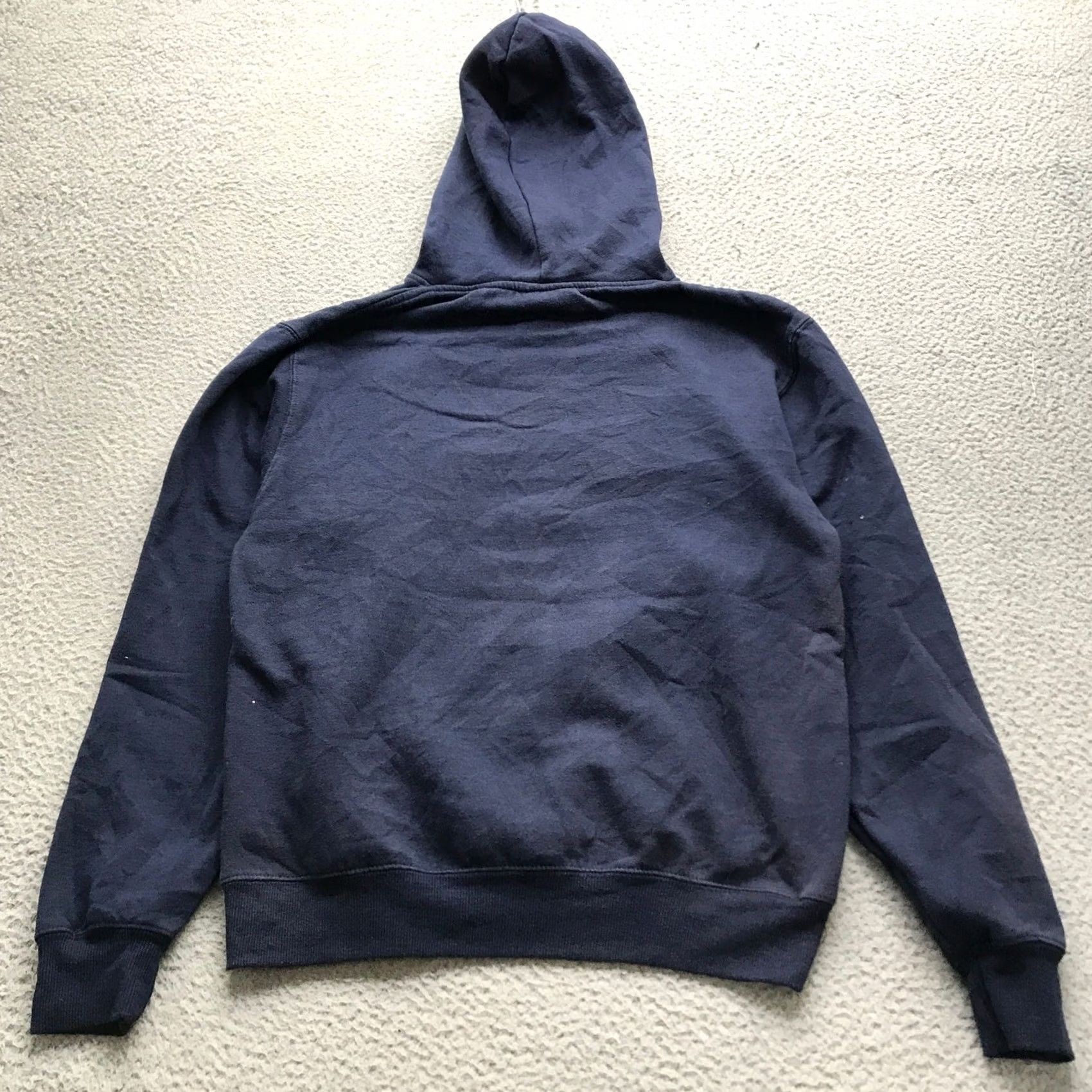 Vintage NYPD Hoodie Men S Long Sleeve Graphic Print Navy Pullover City Logo Sweatshirt Size US S / EU 44-46 / 1 - 4 Thumbnail