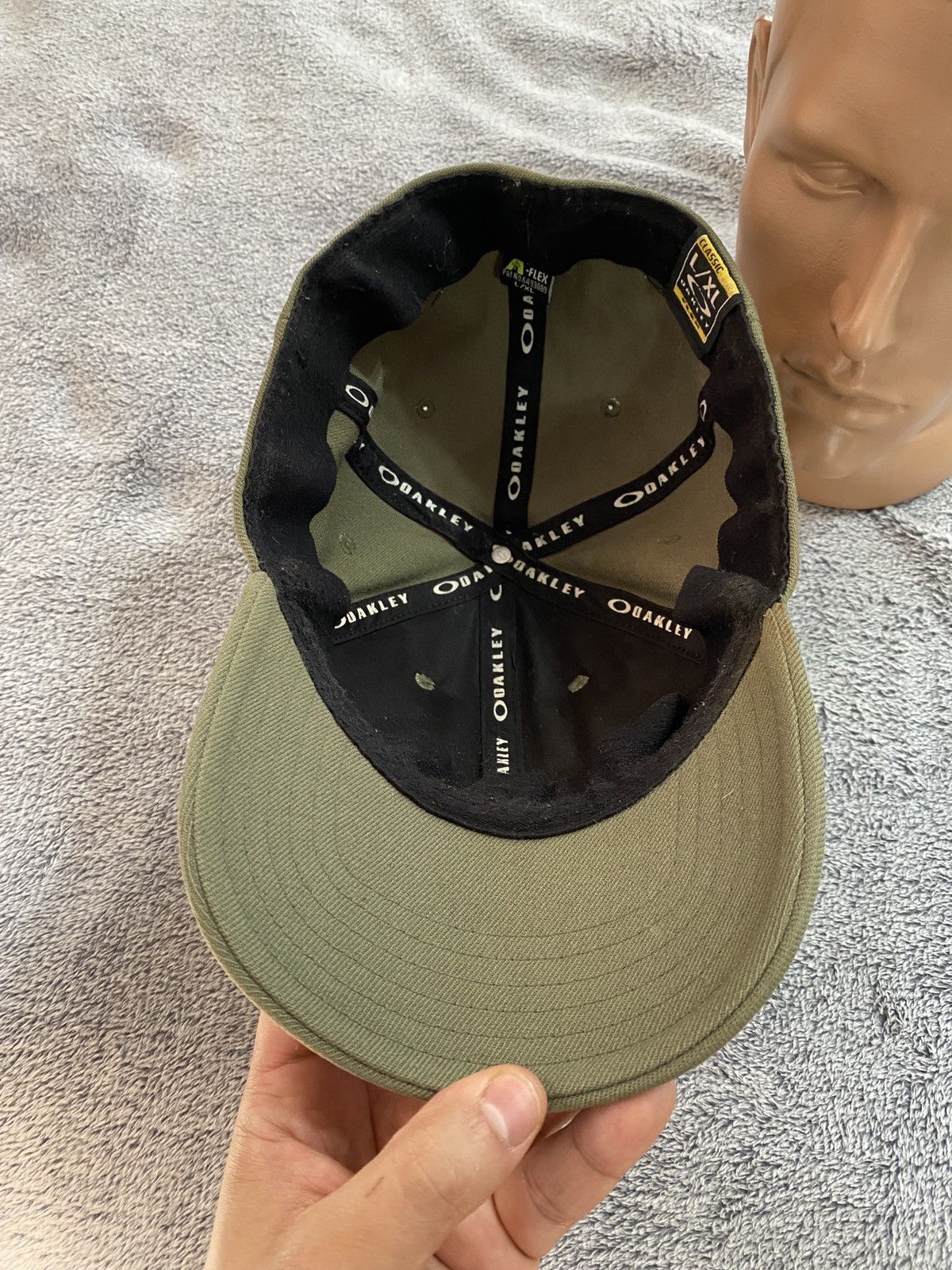 Oakley Vintage Oakley cap distressed Y2k millitary Style Size ONE SIZE - 9 Thumbnail
