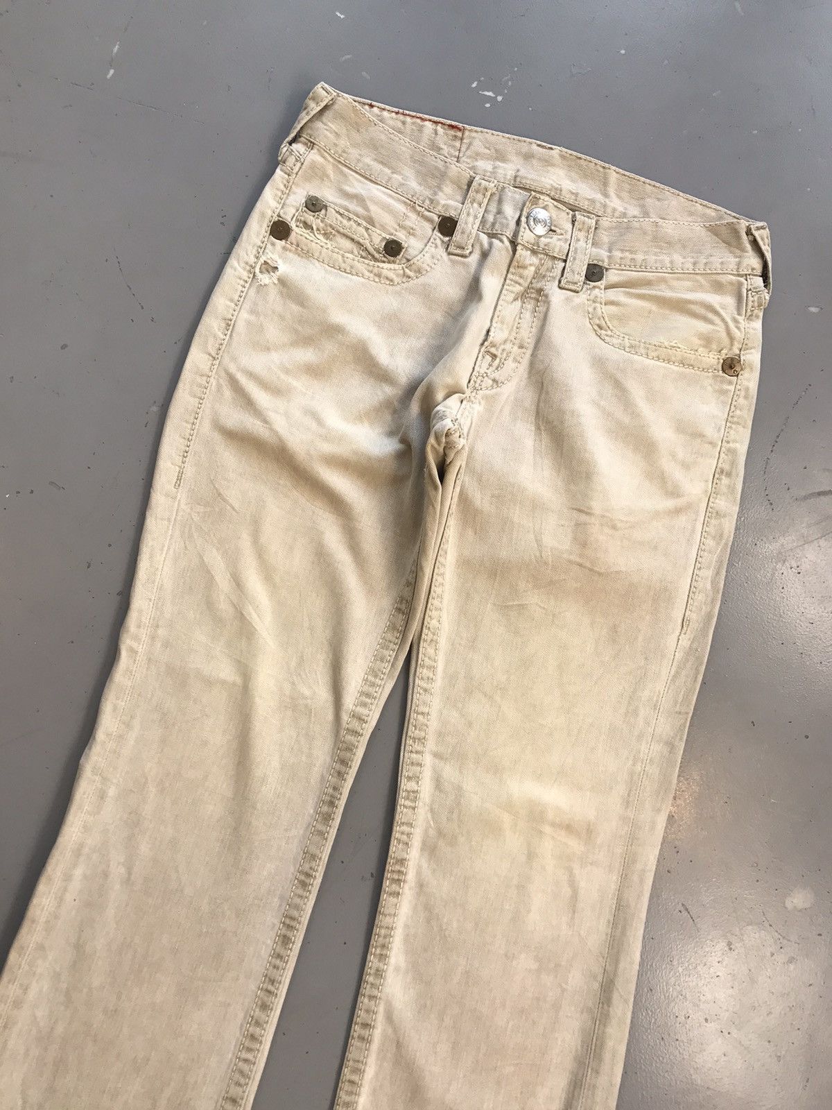 True Religion × Vintage Vintage true religion distressed bootcut denim Size US 34 / EU 50 - 4 Thumbnail