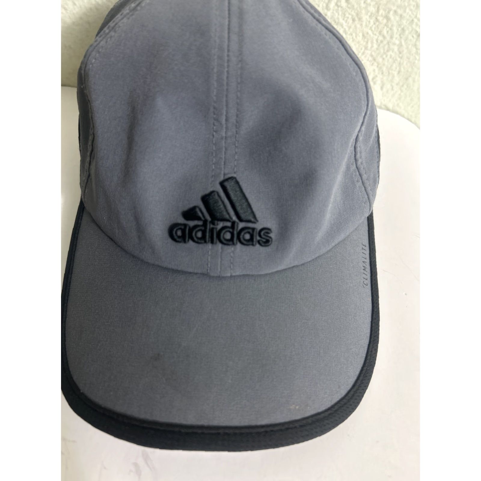 Adidas Adidas Baseball Cap Men Hat Adjustable Black Climalite Sport Cap Size ONE SIZE - 3 Thumbnail
