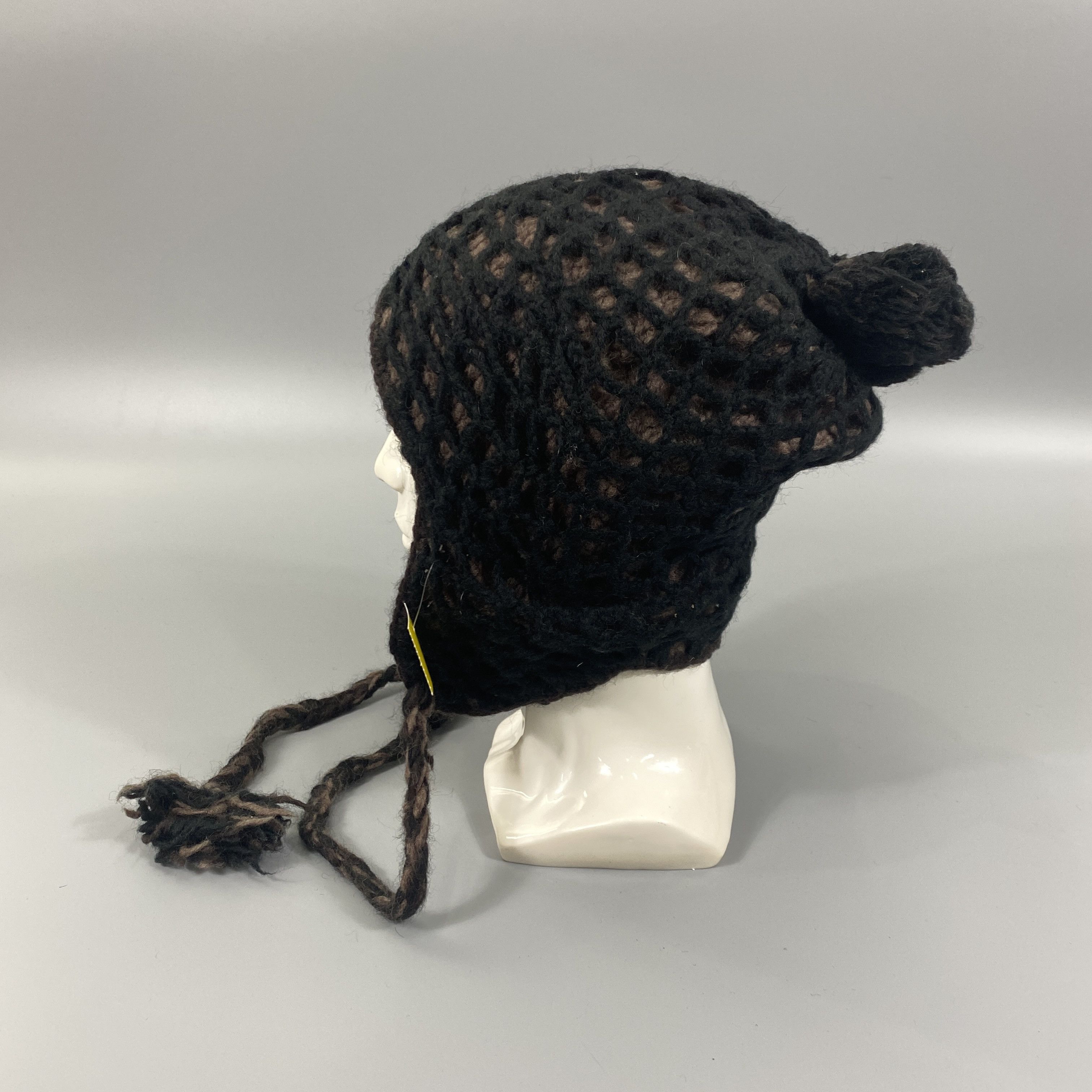 Crochet Beanie with Ear Flap Braid -BN768