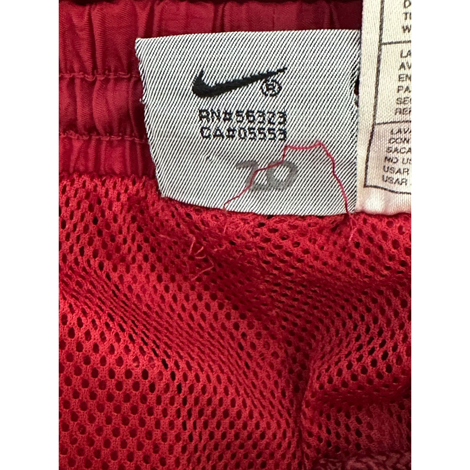 Nike Nike sports vintage red pleated windbreaker pants size M Size 30" / US 8 / IT 44 - 6 Thumbnail