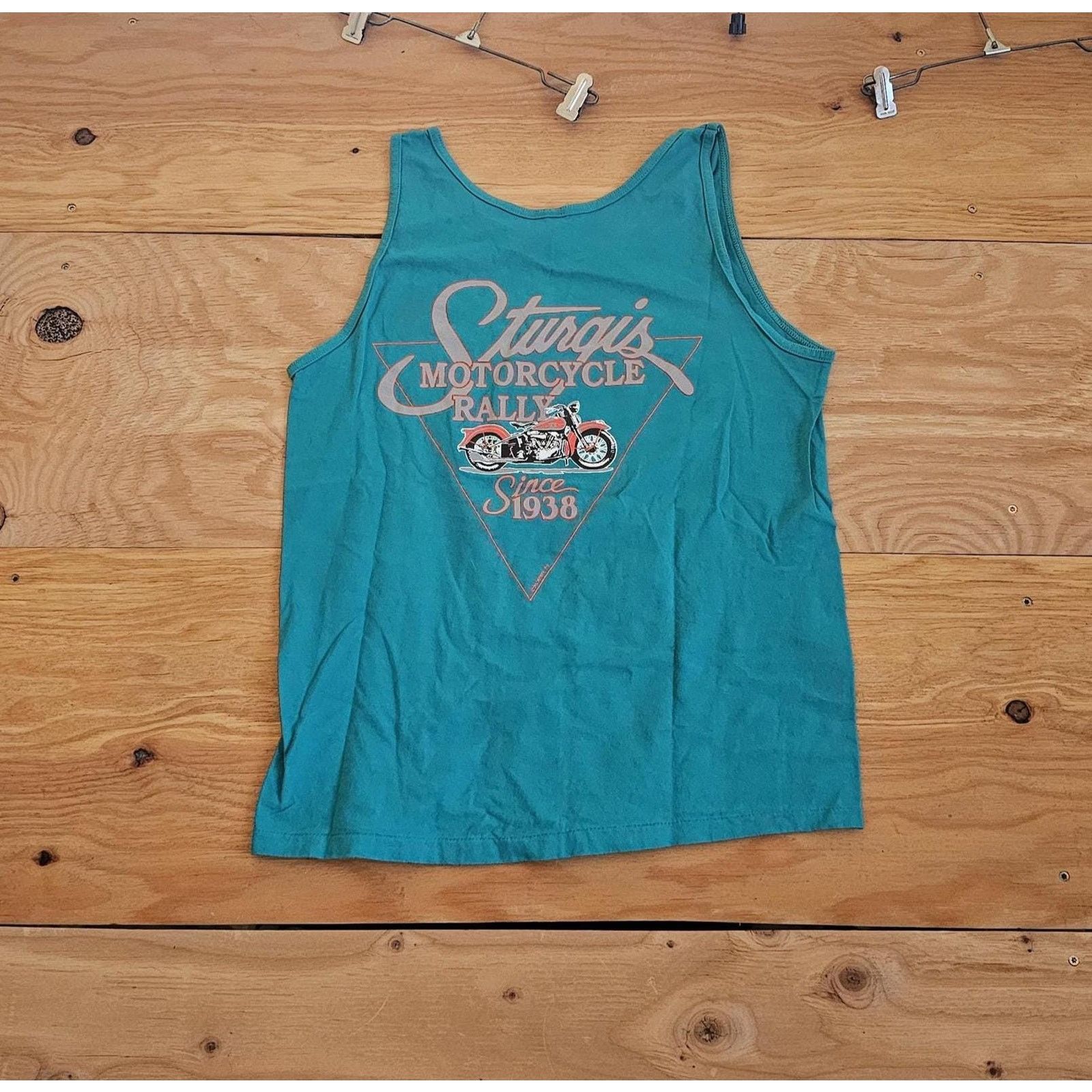 Other 90s Broken Spoke Saloon Sturgis Green Tank Top Shirt Sz M Size US M / EU 48-50 / 2 - 2 Thumbnail