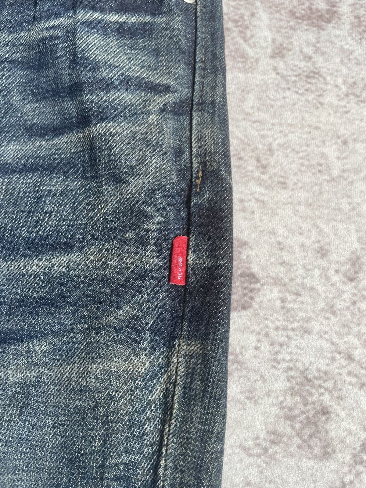 Wtaps FW13 WTAPS LIFIST Thrashed Denim Pants Size US 31 - 9 Thumbnail
