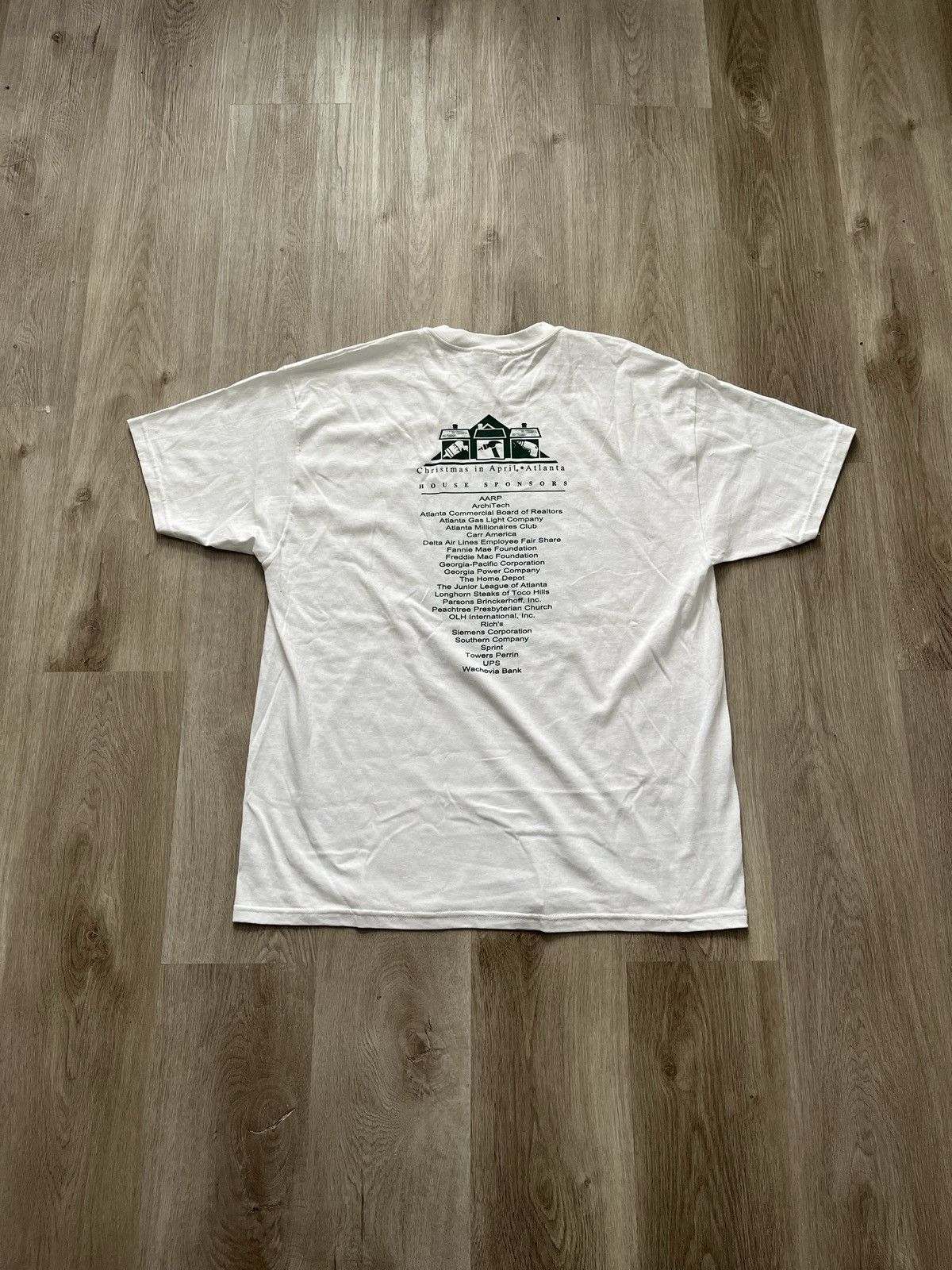 Vintage 1998 Christmas in April Atlanta Shirt Size US XL / EU 56 / 4 - 7 Thumbnail